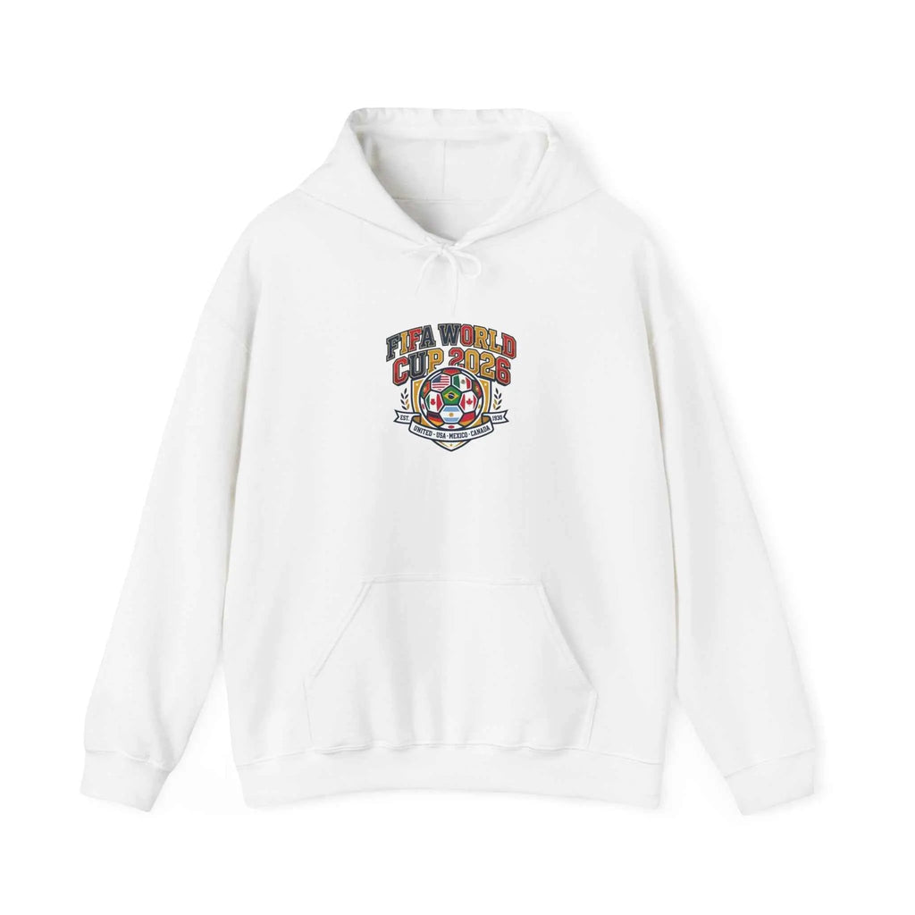 World Cup Patch Hoodie | soccer watch party, match-day outfit Printify