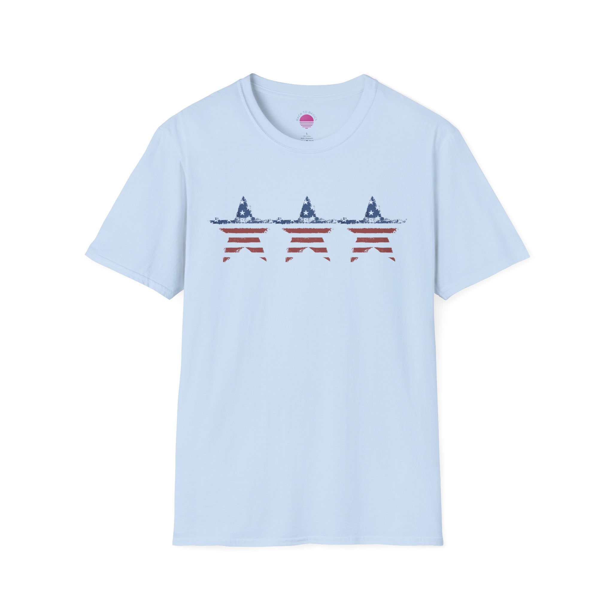 Patriotic Star Stripe T-Shirt — American Flag Stars & Stripes Tee