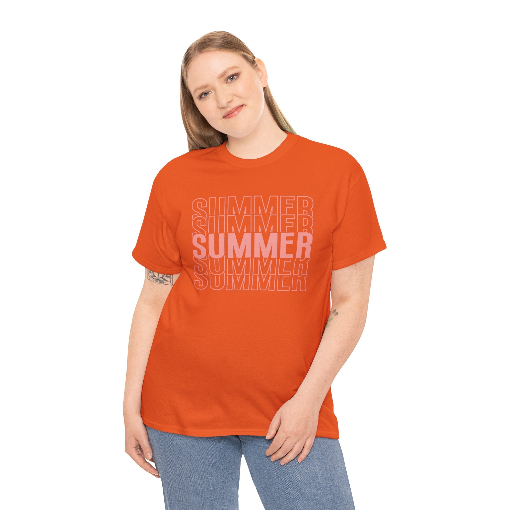 Pink "SUMMER" Graphic Tee — Summer Repeat