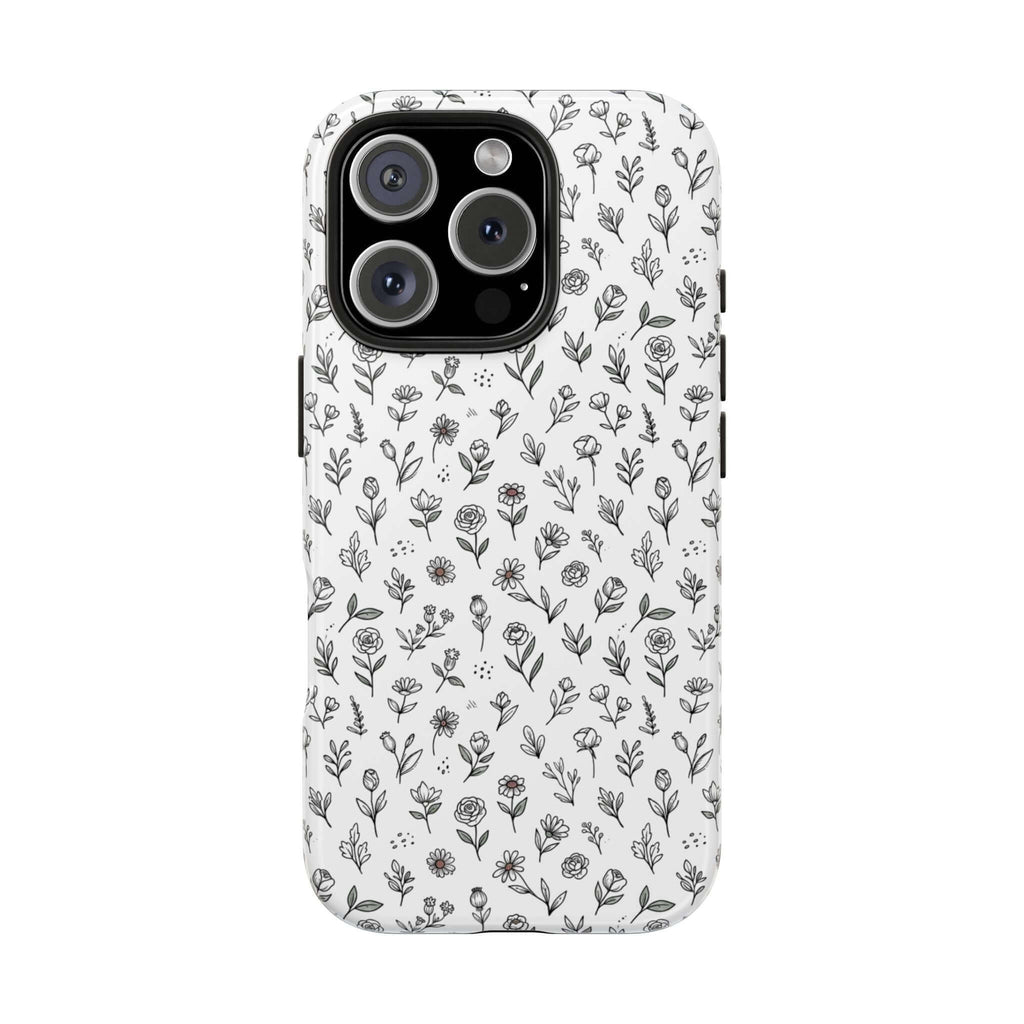 Floral Summer Vibe Phone Case — Tough Protective Floral All‑Over Print