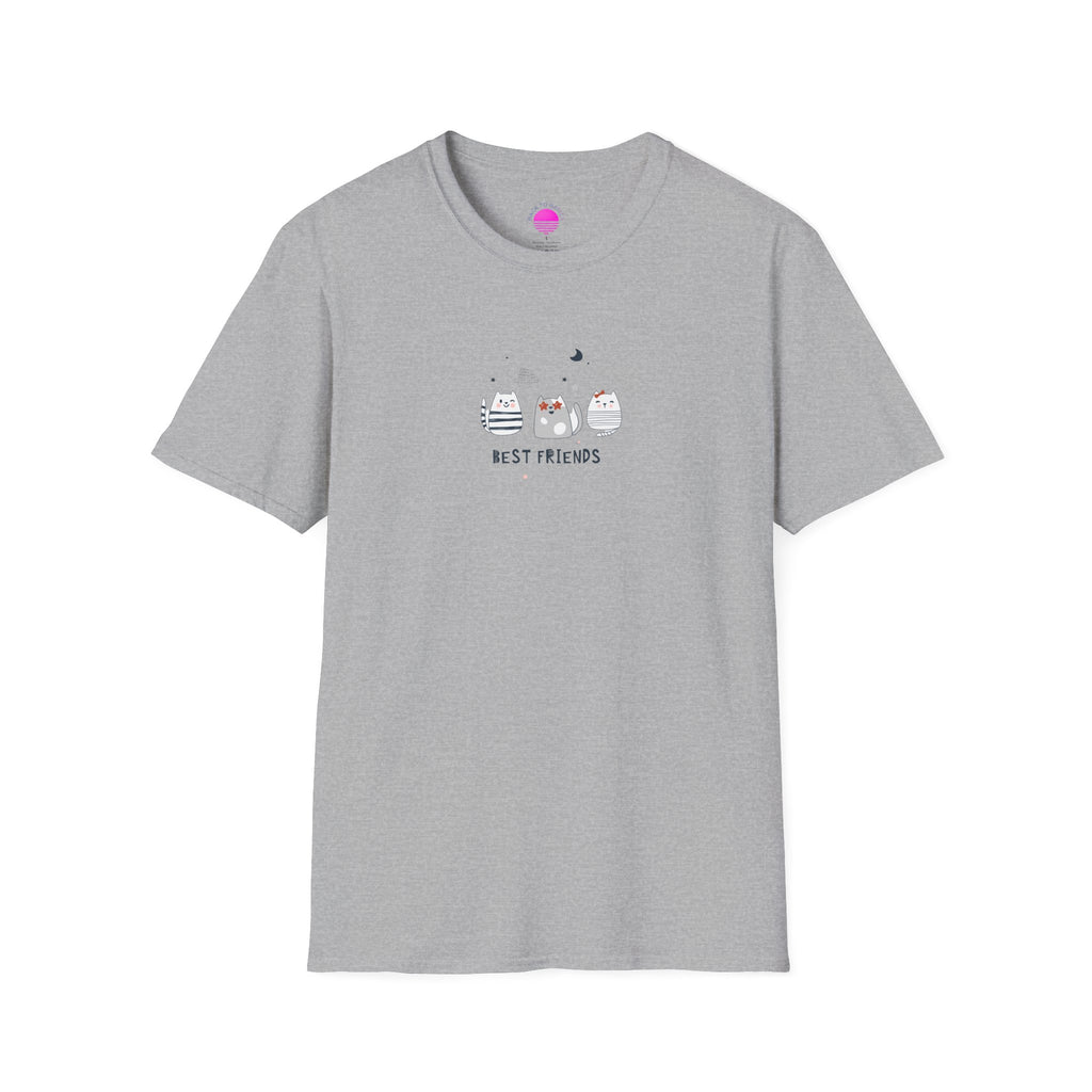 Cat Best Friends T-Shirt — Matching Cat Lover Tee
