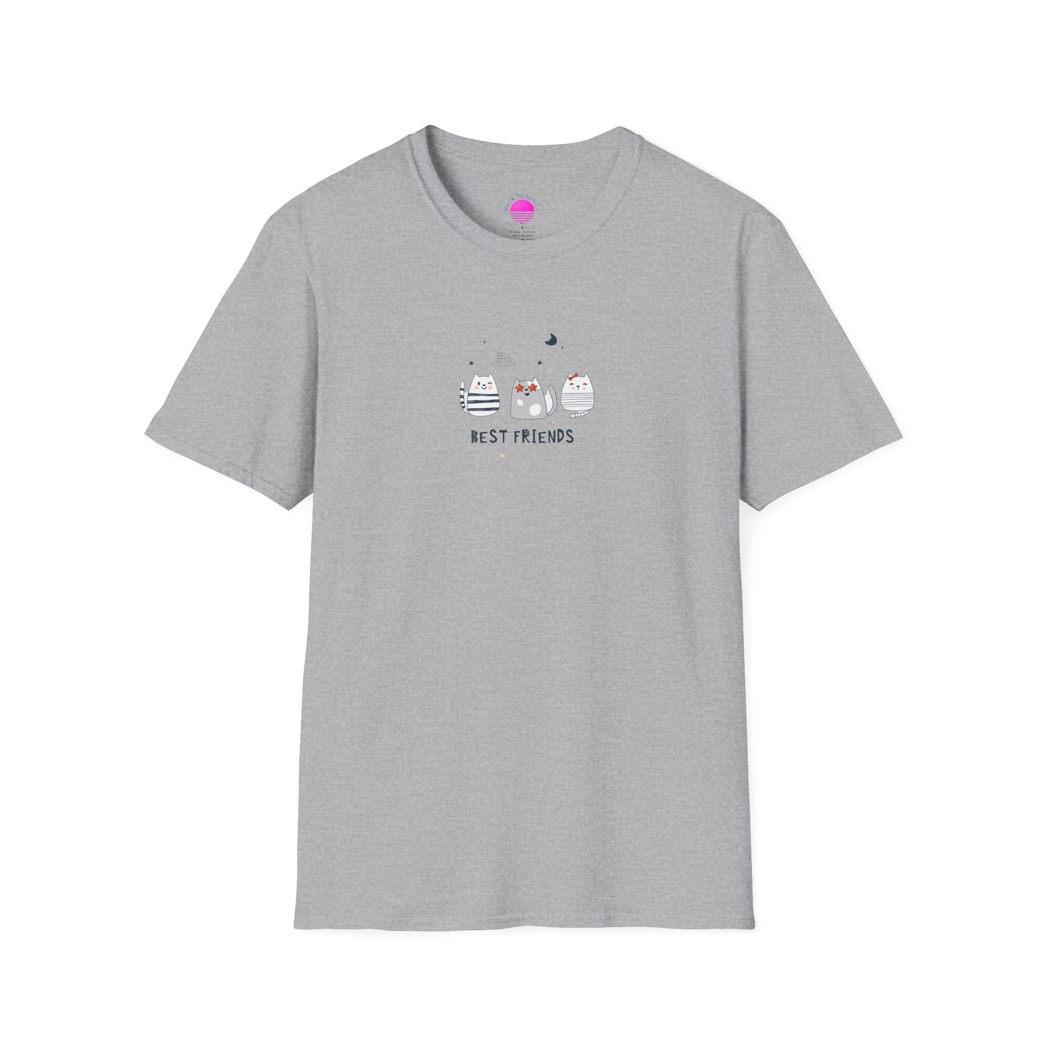 Cat Best Friends T-Shirt — Matching Cat Lover Tee
