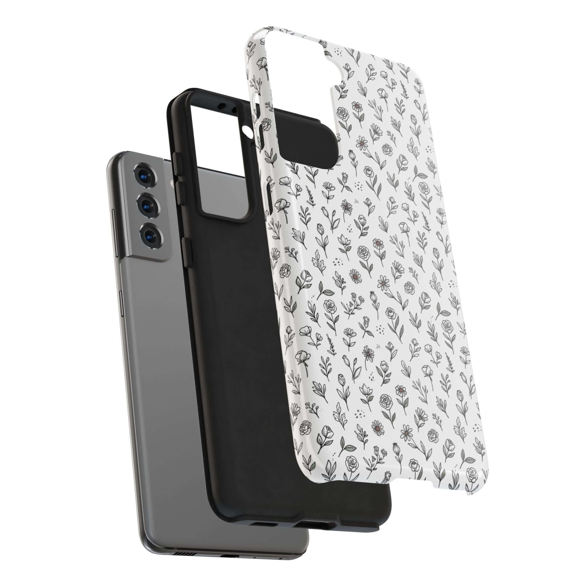 Floral Summer Vibe Phone Case — Tough Protective Floral All‑Over Print