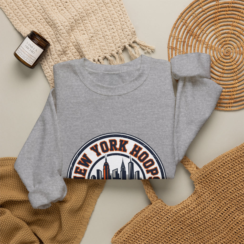 New York Hoops Varsity Crewneck Sweatshirt | city basketball, collegiate