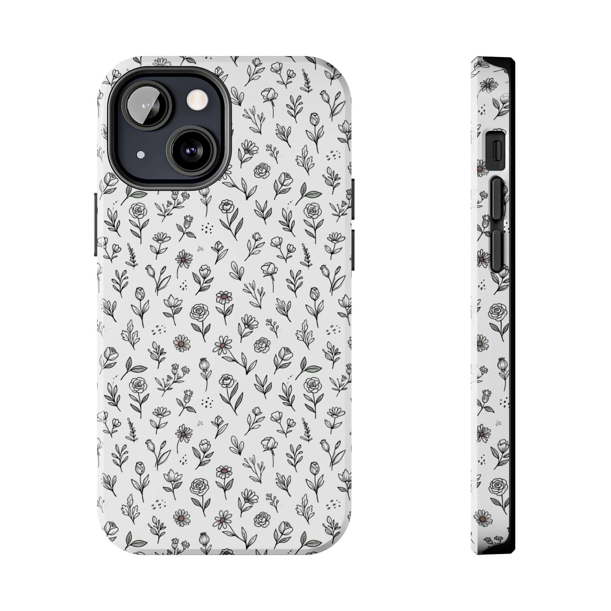 Floral Summer Vibe Phone Case — Tough Protective Floral All‑Over Print