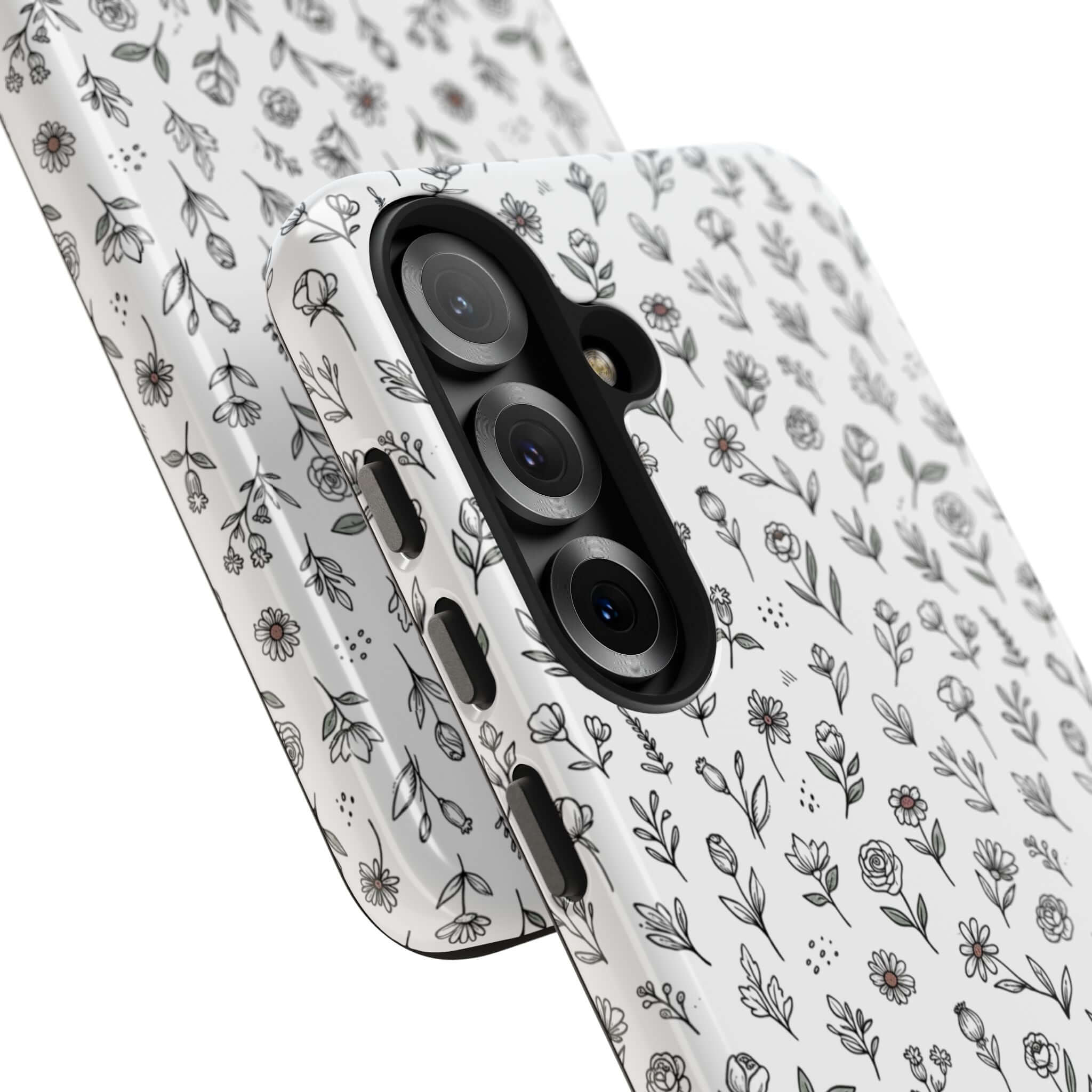 Floral Summer Vibe Phone Case — Tough Protective Floral All‑Over Print