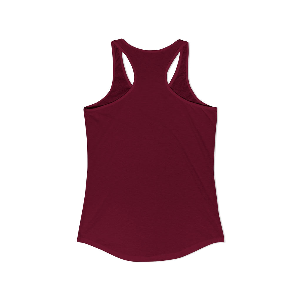 Heart Tic Tac Toe Women’s Racerback Tank — Cute Valentine’s Game Tee