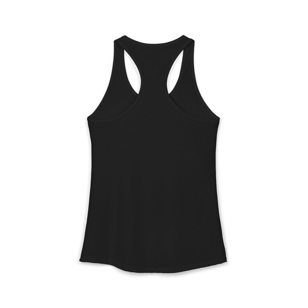 Heart Tic Tac Toe Women’s Racerback Tank — Cute Valentine’s Game Tee