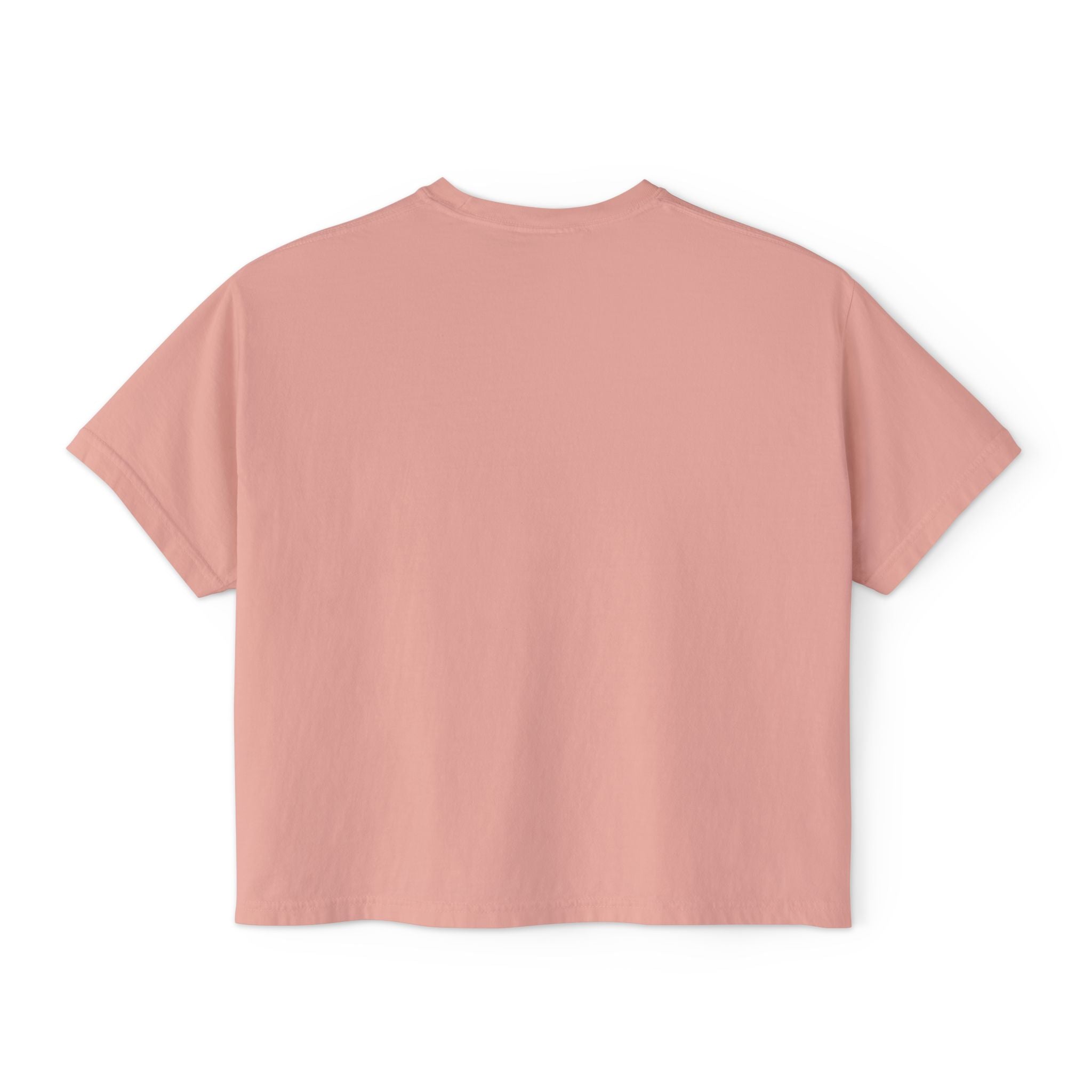 Cute Cosmic Cat Boxy Tee — Women's Graphic T-Shirt