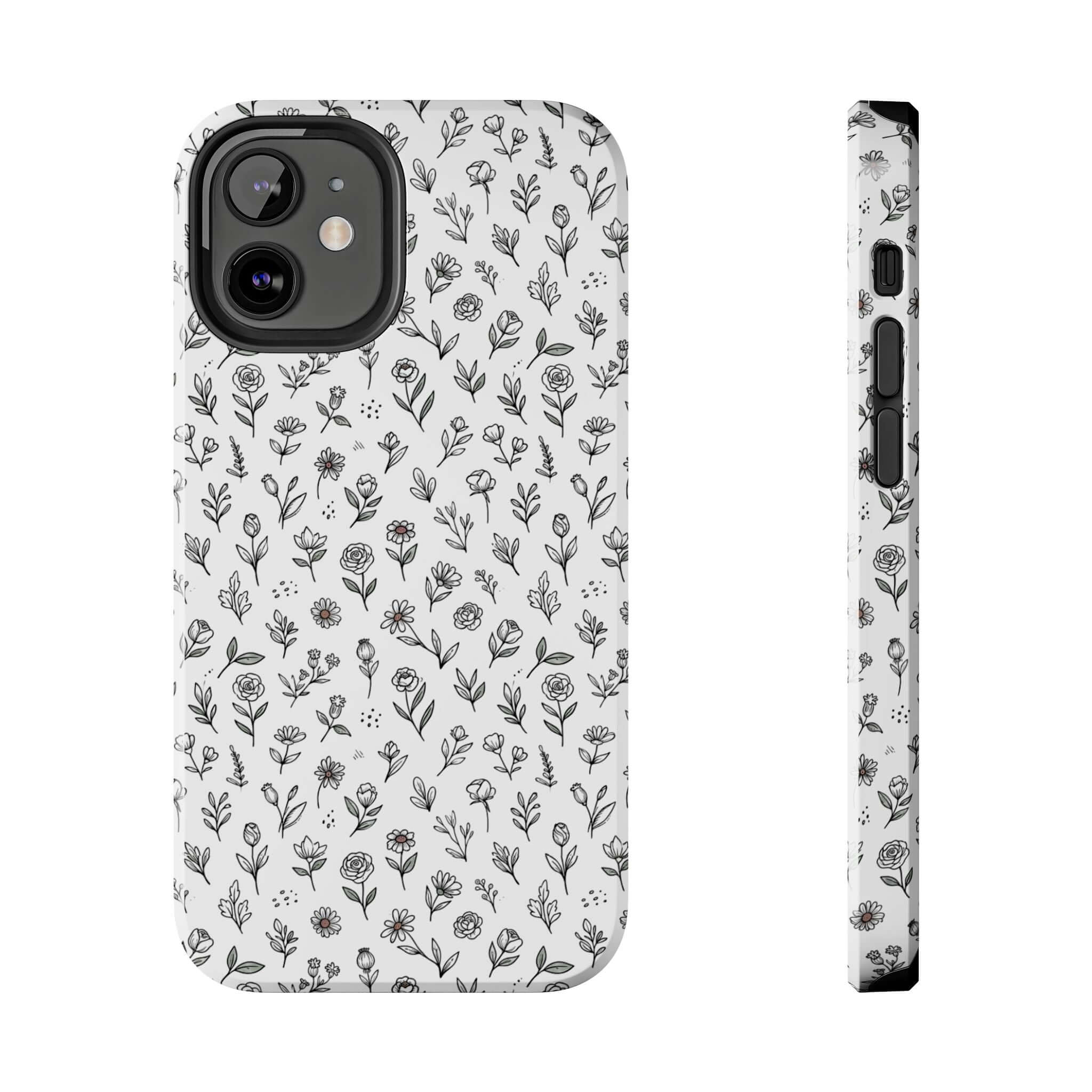 Floral Summer Vibe Phone Case — Tough Protective Floral All‑Over Print
