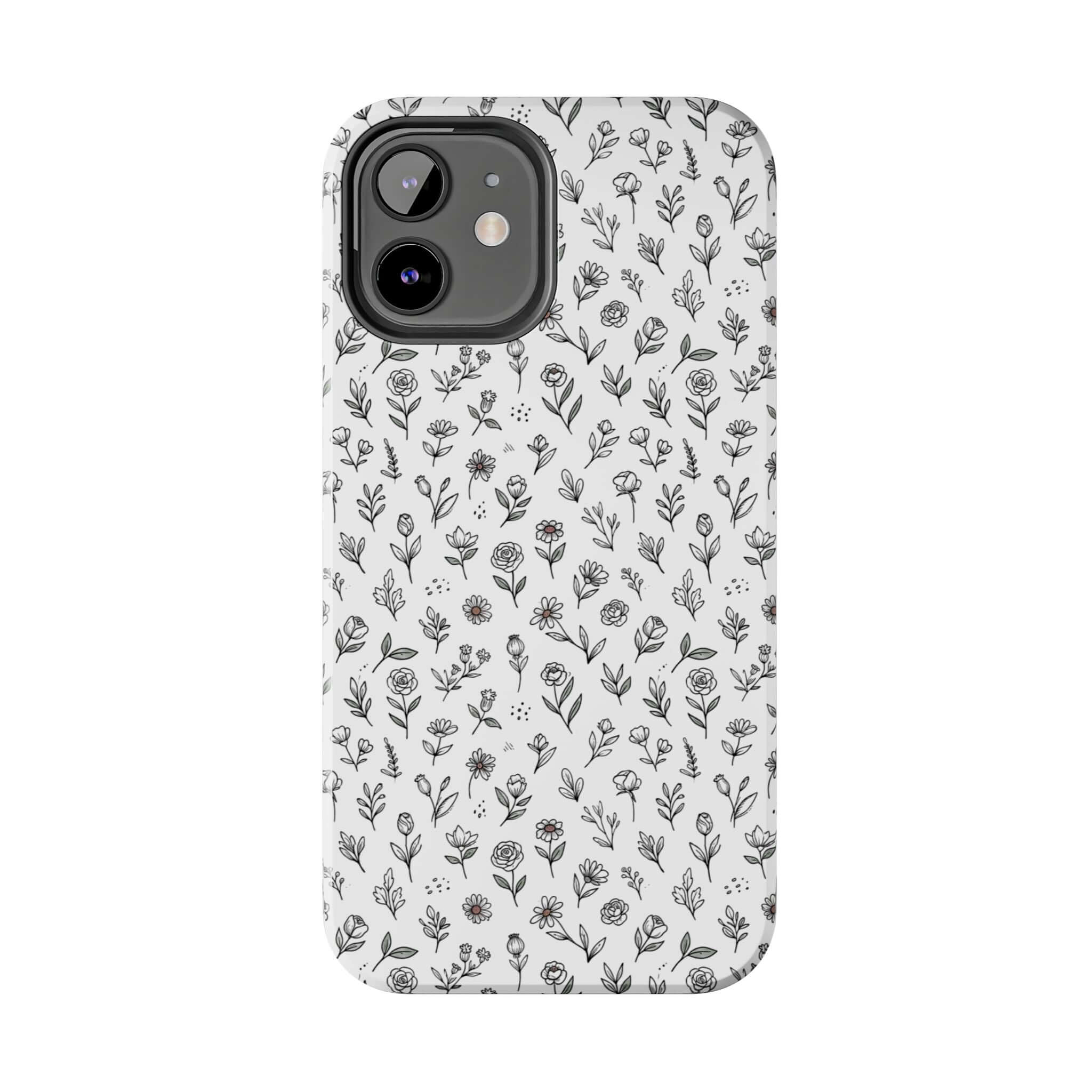 Floral Summer Vibe Phone Case — Tough Protective Floral All‑Over Print