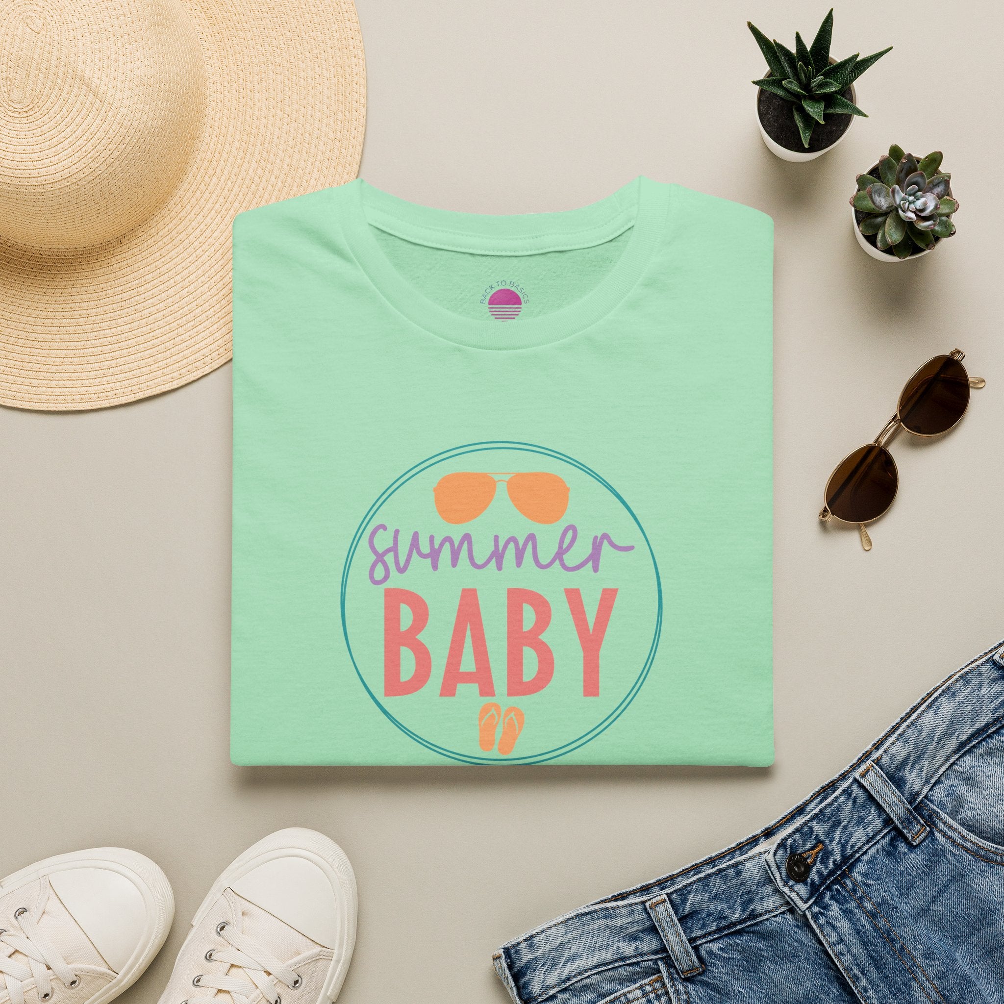 Summer Baby Beach Vibes T-Shirt Printify