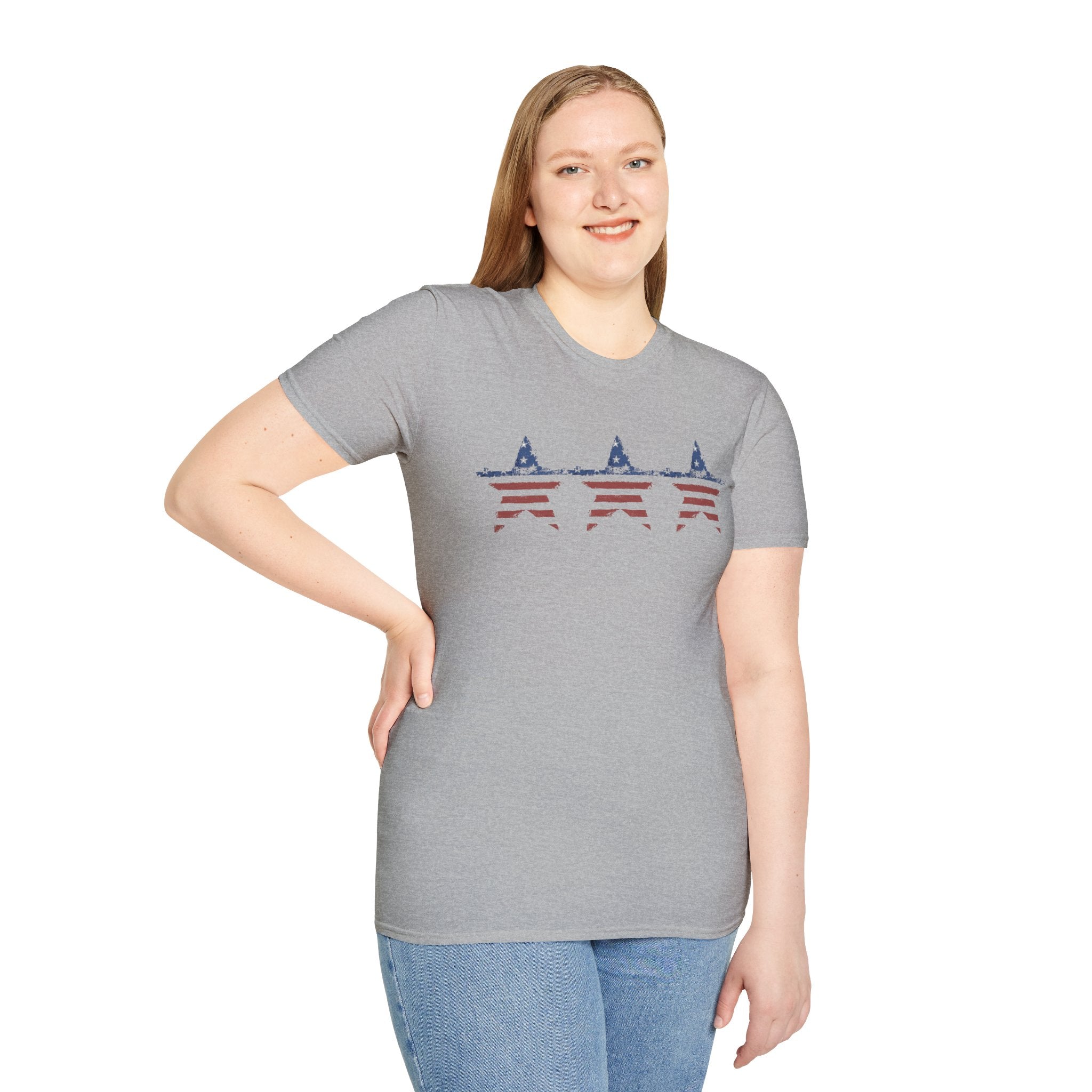 Patriotic Star Stripe T-Shirt — American Flag Stars & Stripes Tee