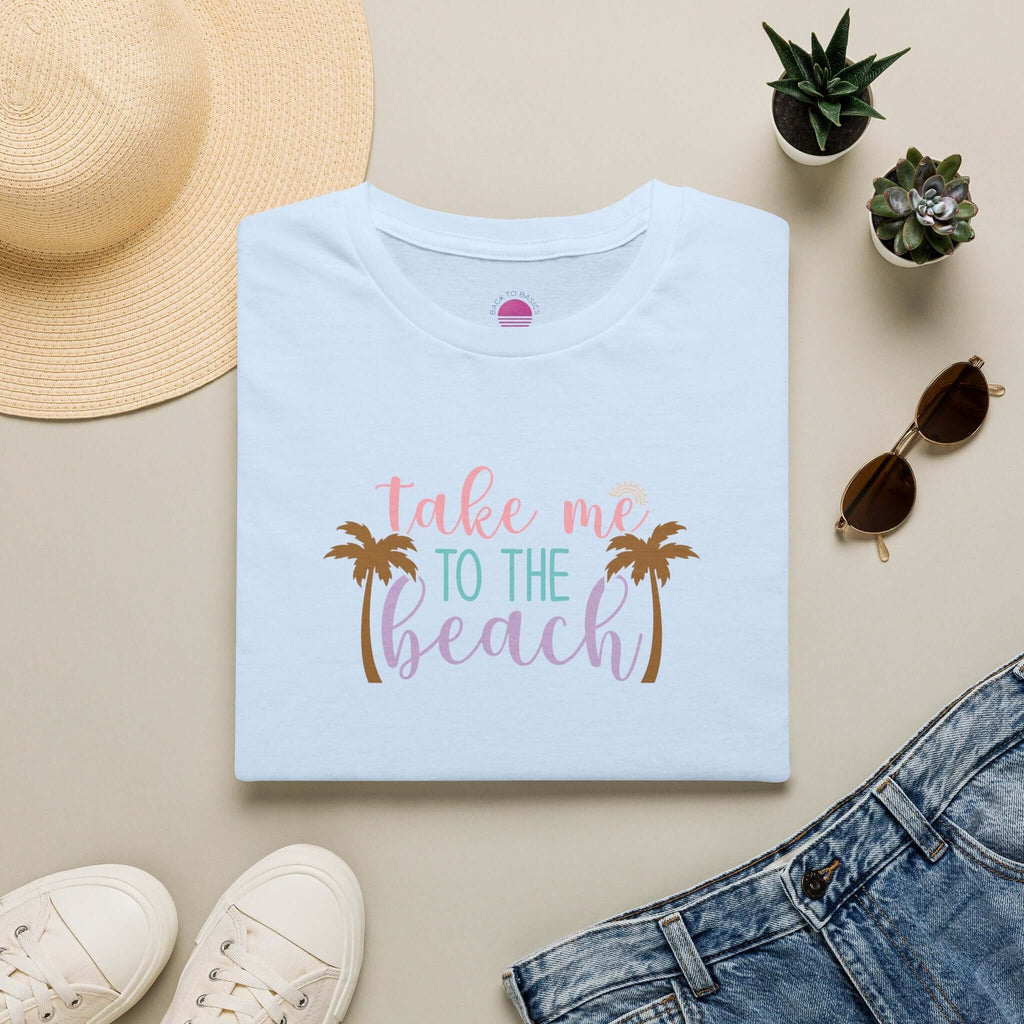Take Me to the Beach Pastel Palm T-Shirt