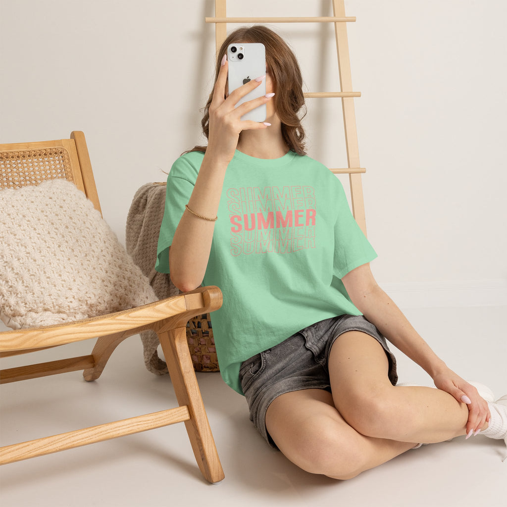 Pink "SUMMER" Graphic Tee — Summer Repeat