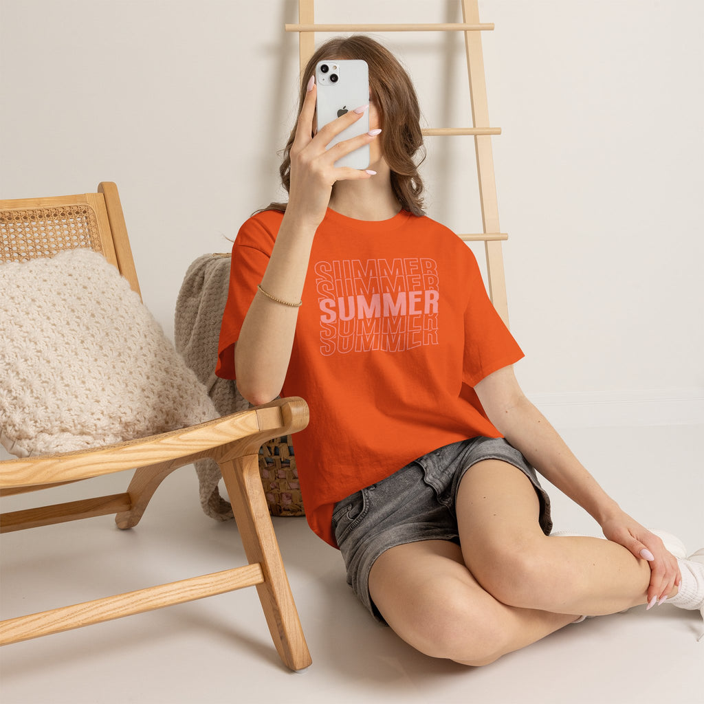 Pink "SUMMER" Graphic Tee — Summer Repeat