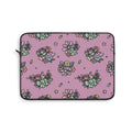 Floral Bouquet Laptop Sleeve — Pink Pastel Flower Pattern Case