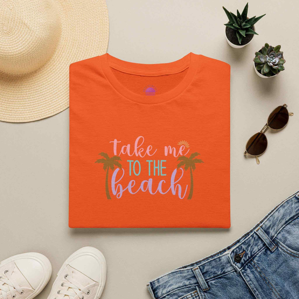 Take Me to the Beach Pastel Palm T-Shirt