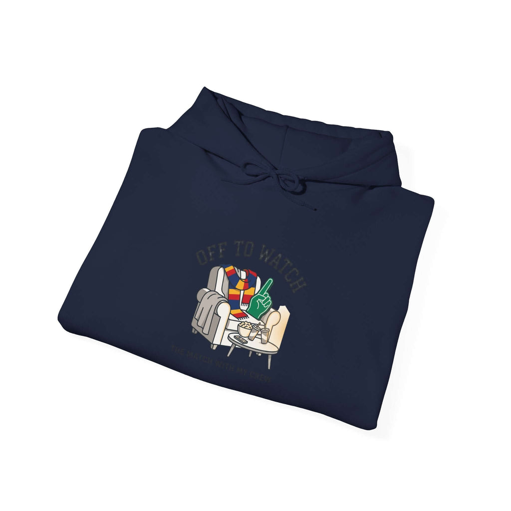 Off to Watch Soccer Hoodie | soccer watch party, cozy hoodie