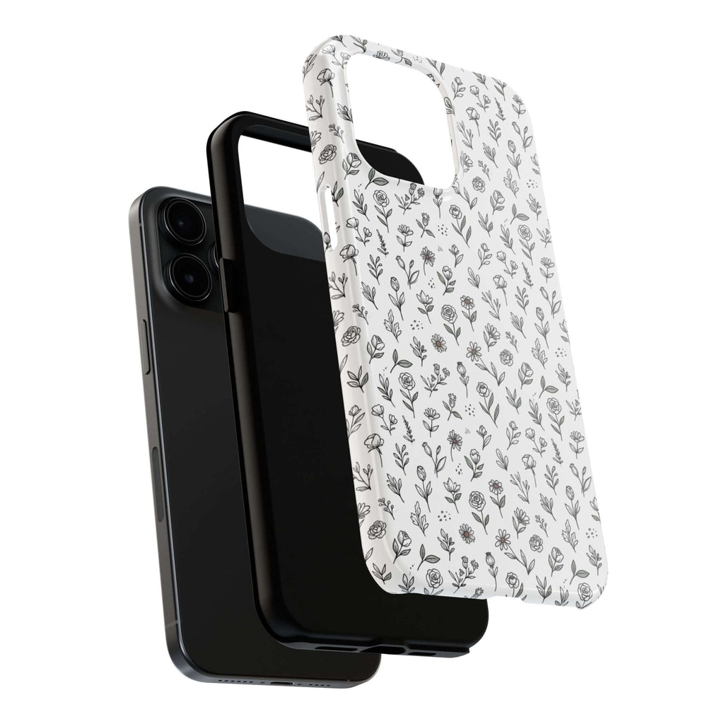 Floral Summer Vibe Phone Case — Tough Protective Floral All‑Over Print