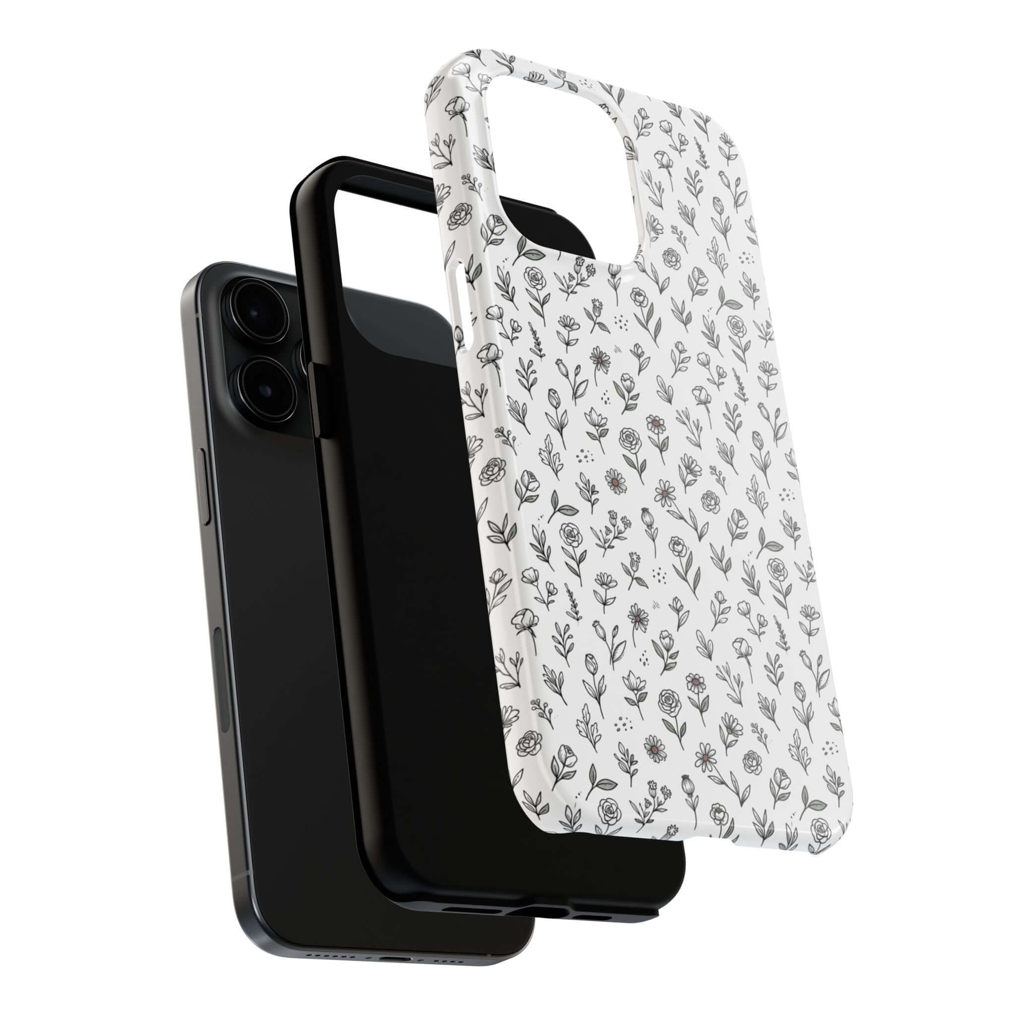 Floral Summer Vibe Phone Case — Tough Protective Floral All‑Over Print