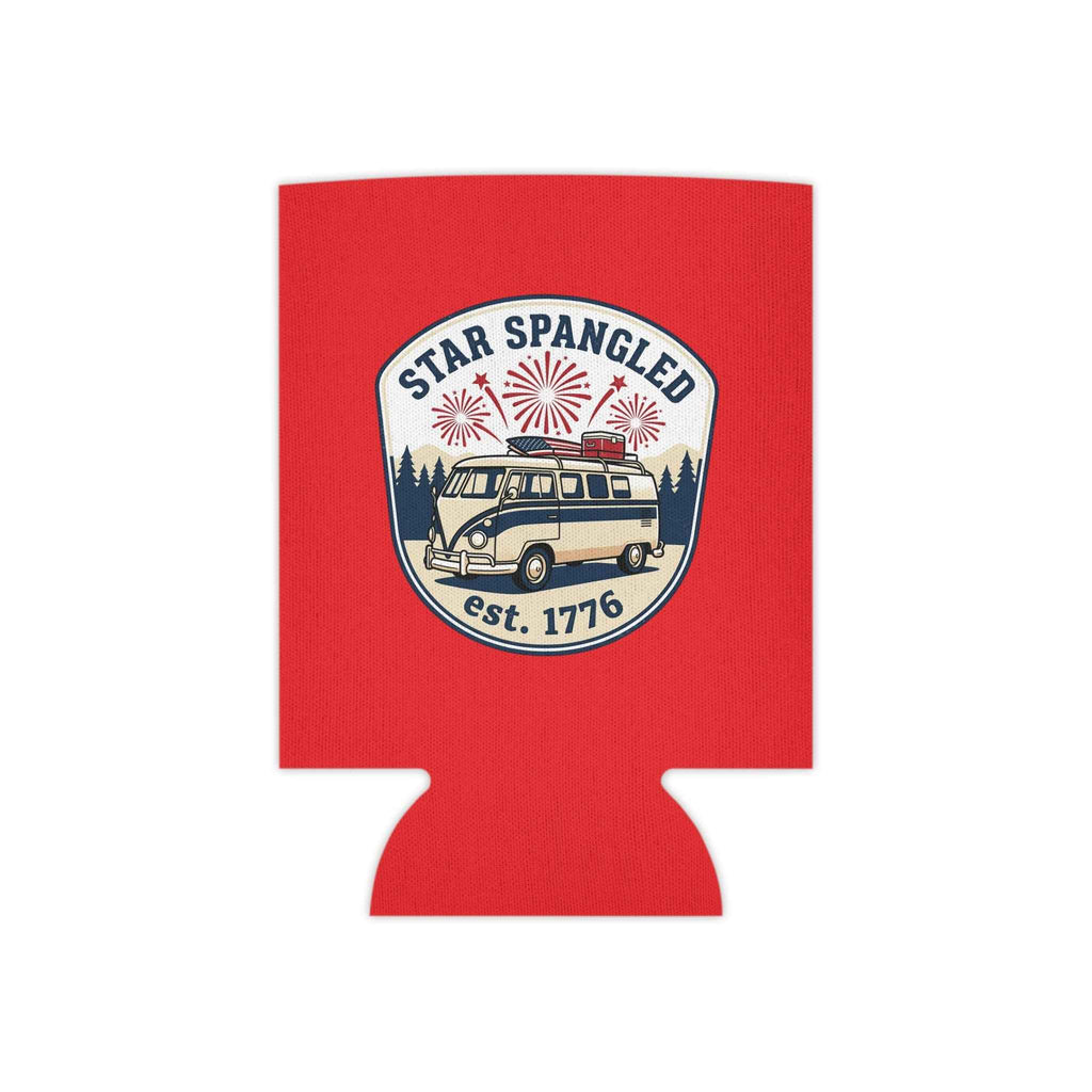 Star Spangled Van Can Koozie — Patriotic 1776 RV Beer Cooler