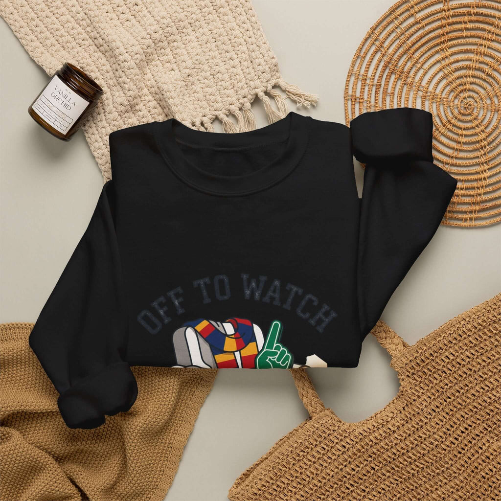 Off to Watch Crewneck Sweatshirt | Soccer Watch Party, Match-Day Outfit