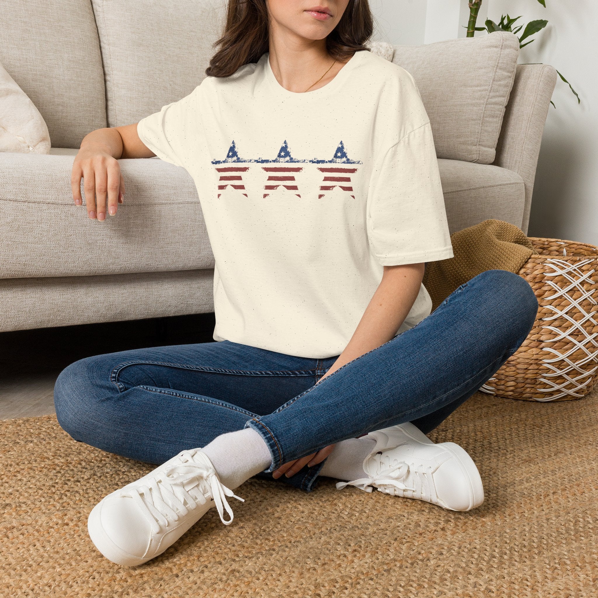 Patriotic Star Stripe T-Shirt — American Flag Stars & Stripes Tee