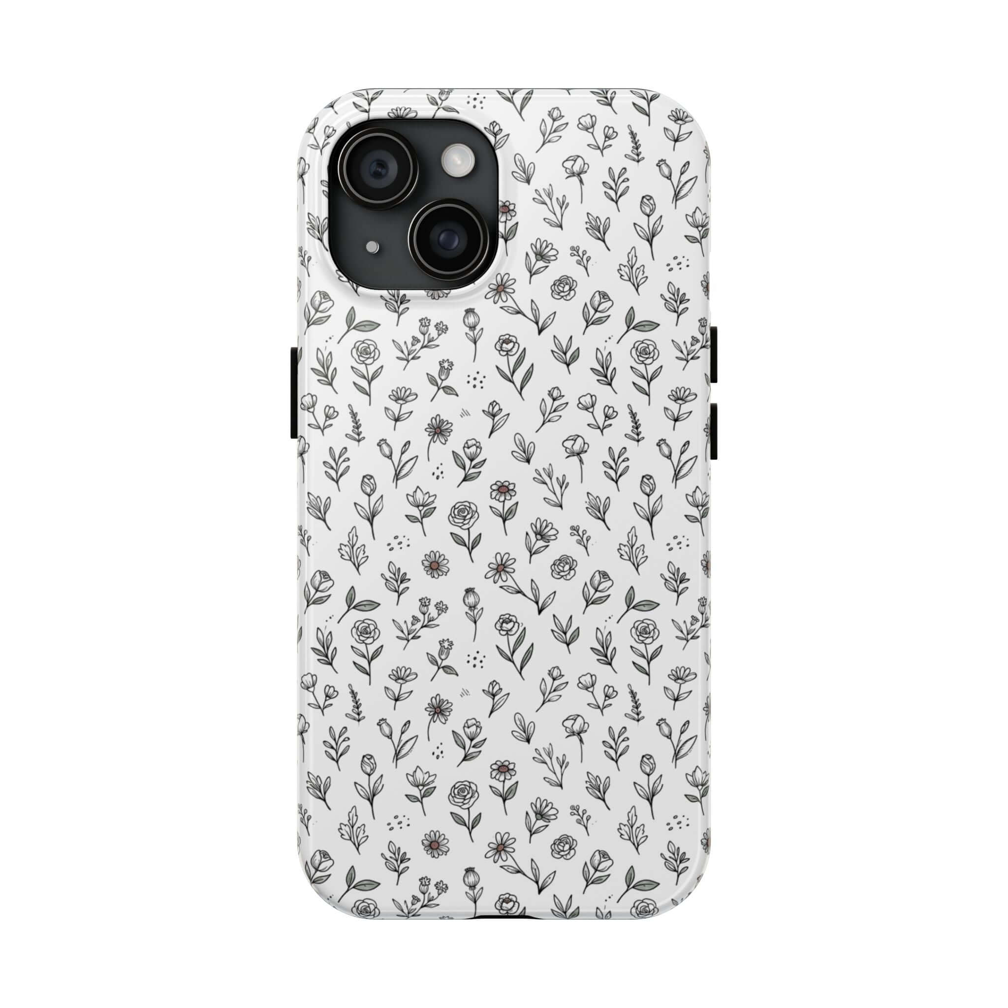 Floral Summer Vibe Phone Case — Tough Protective Floral All‑Over Print