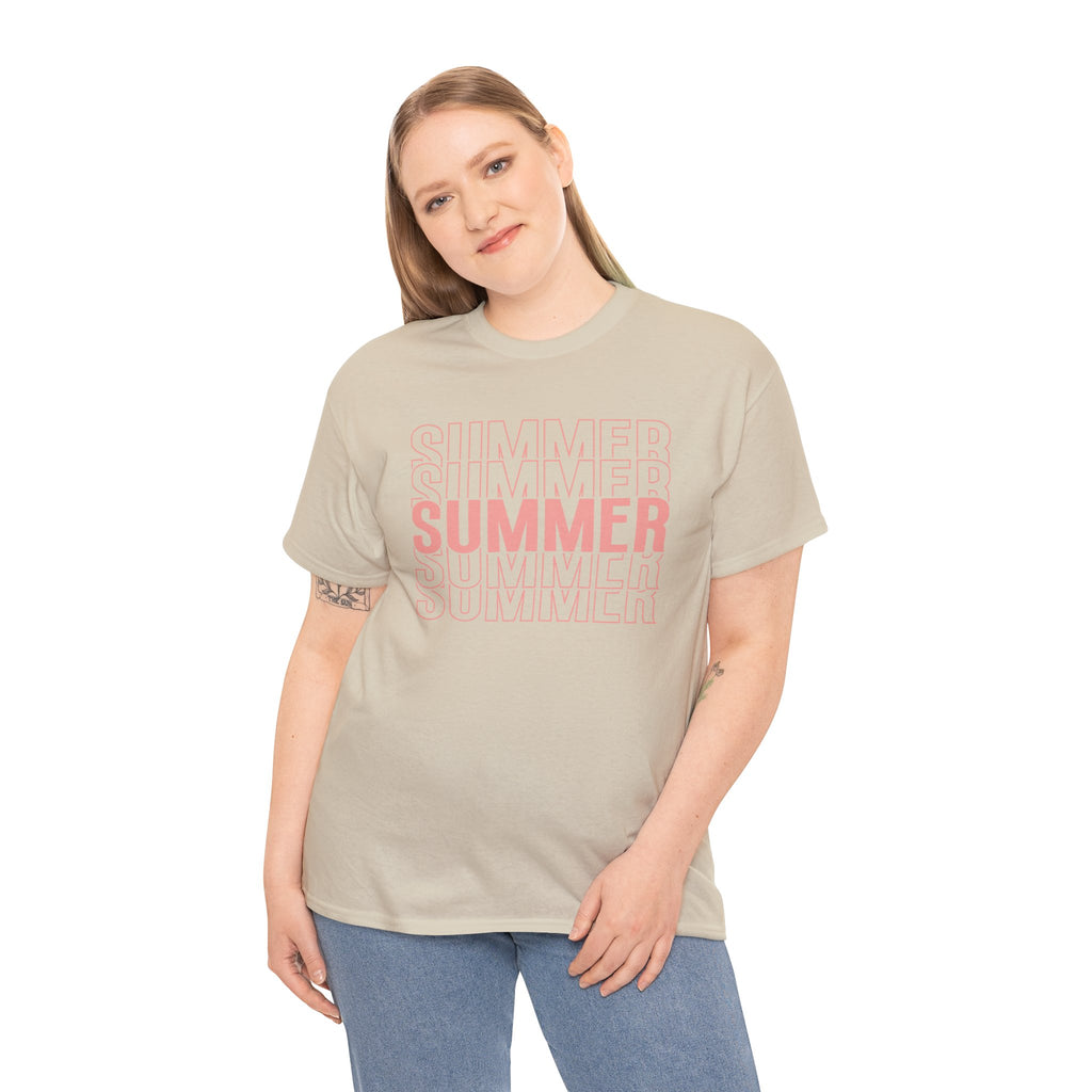 Pink "SUMMER" Graphic Tee — Summer Repeat