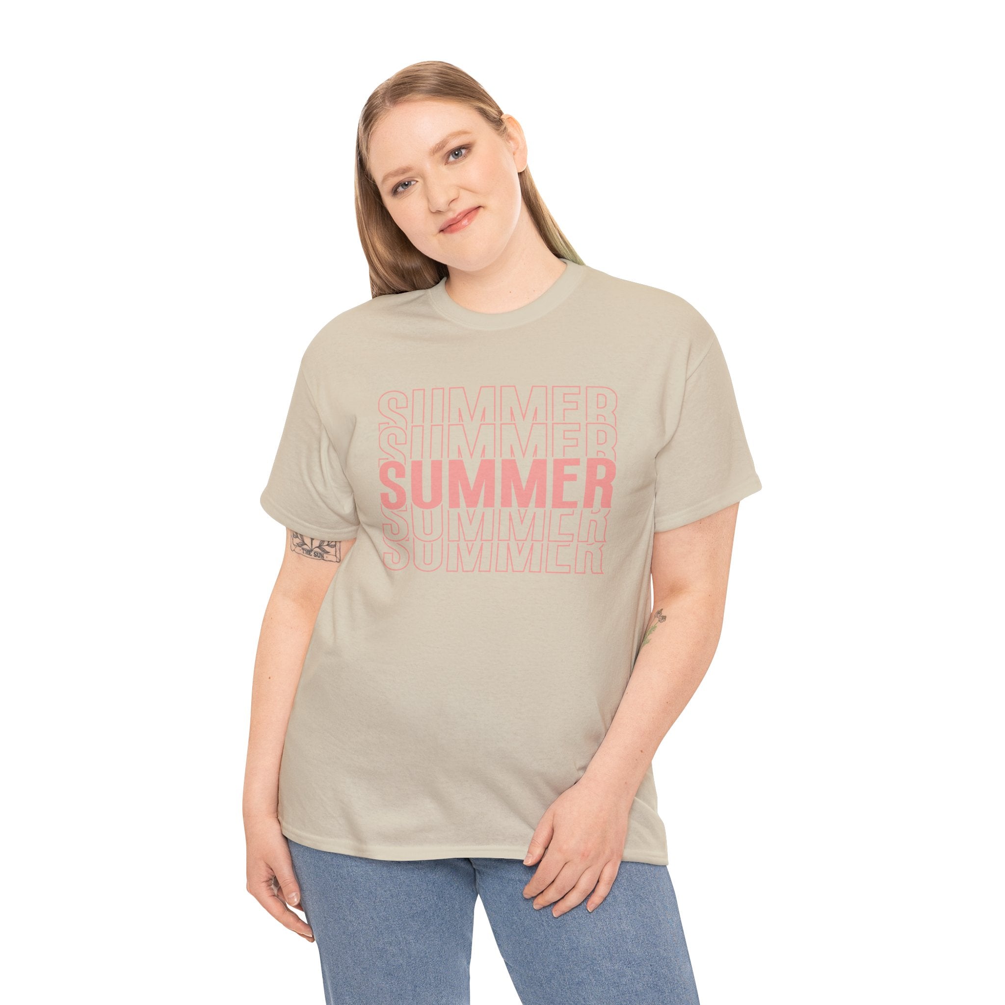 Pink "SUMMER" Graphic Tee — Summer Repeat