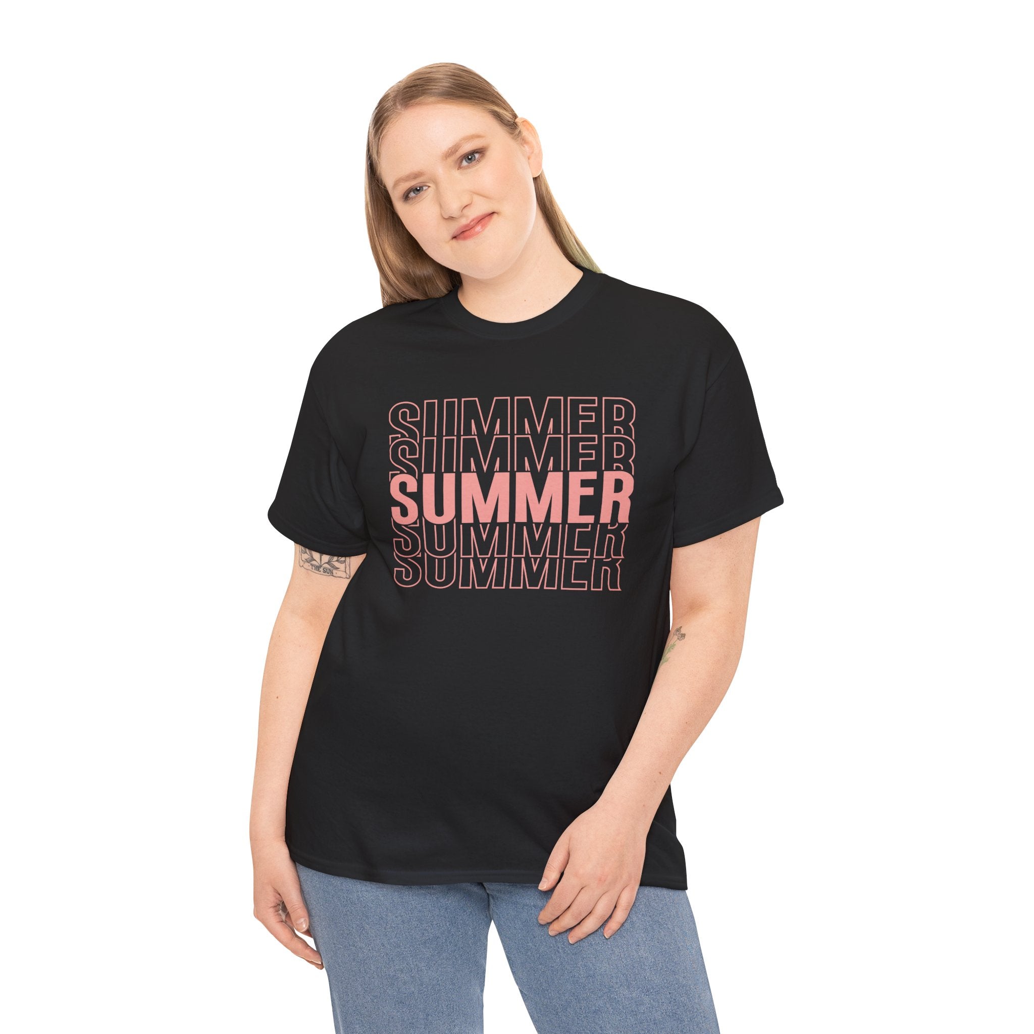 Pink "SUMMER" Graphic Tee — Summer Repeat