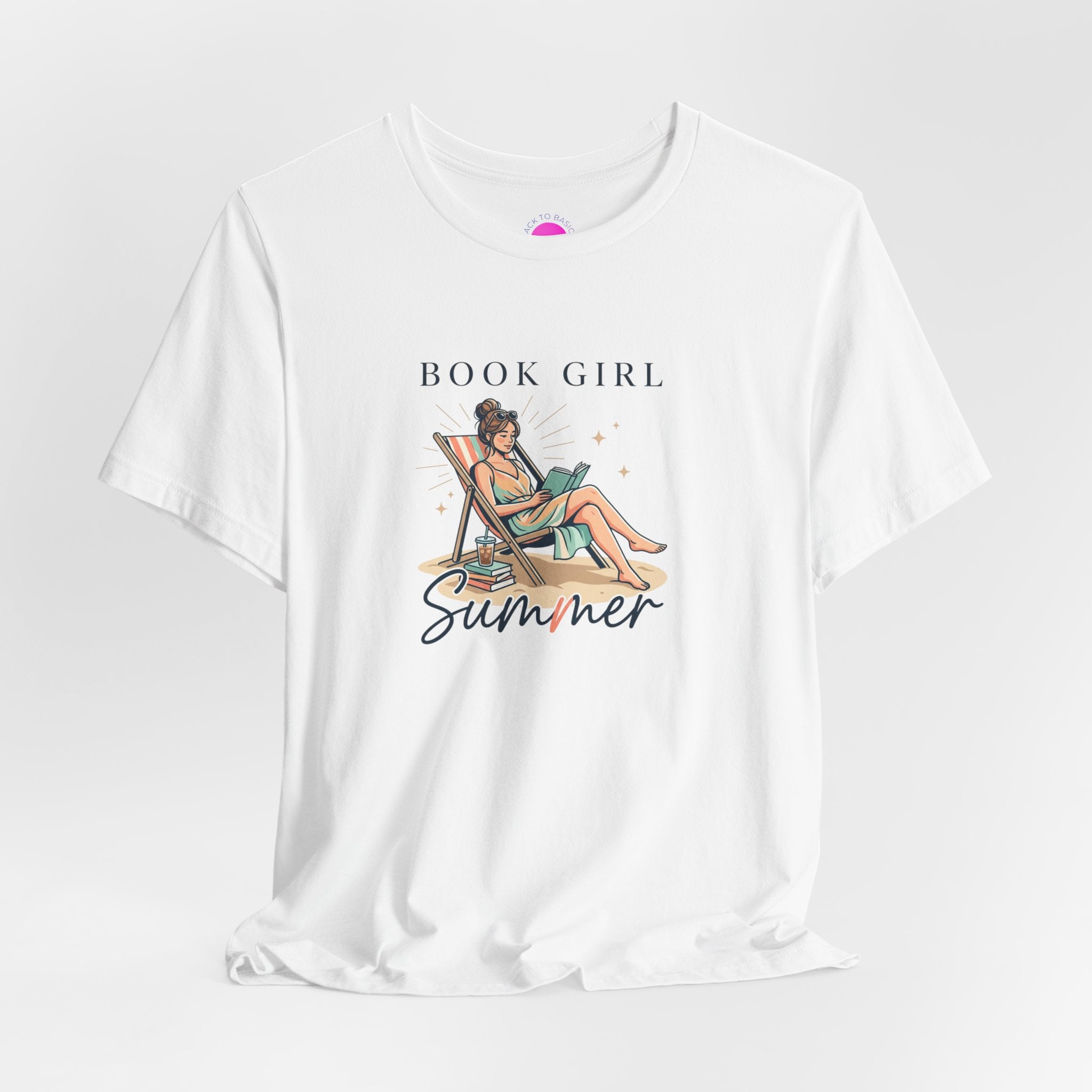 Book Girl Summer Tee | BookTok, beach reads, bookish summer aesthetic