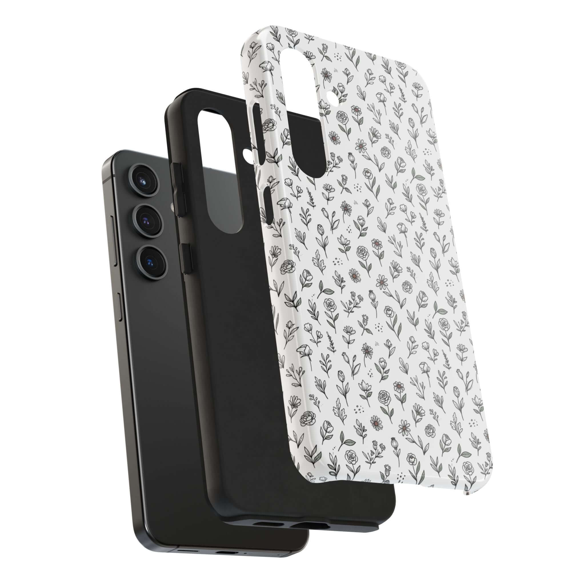 Floral Summer Vibe Phone Case — Tough Protective Floral All‑Over Print
