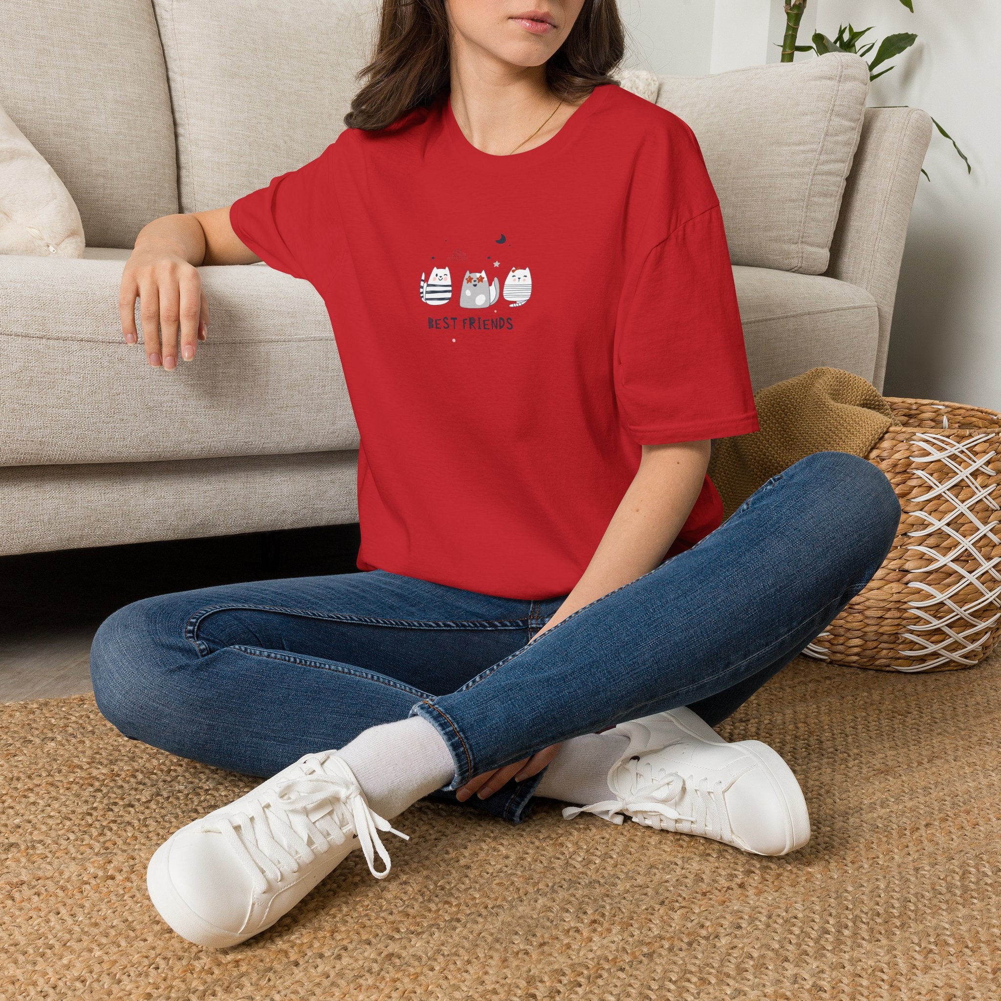 Cat Best Friends T-Shirt — Matching Cat Lover Tee