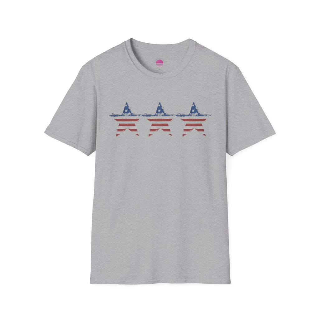 Patriotic Star Stripe T-Shirt — American Flag Stars & Stripes Tee