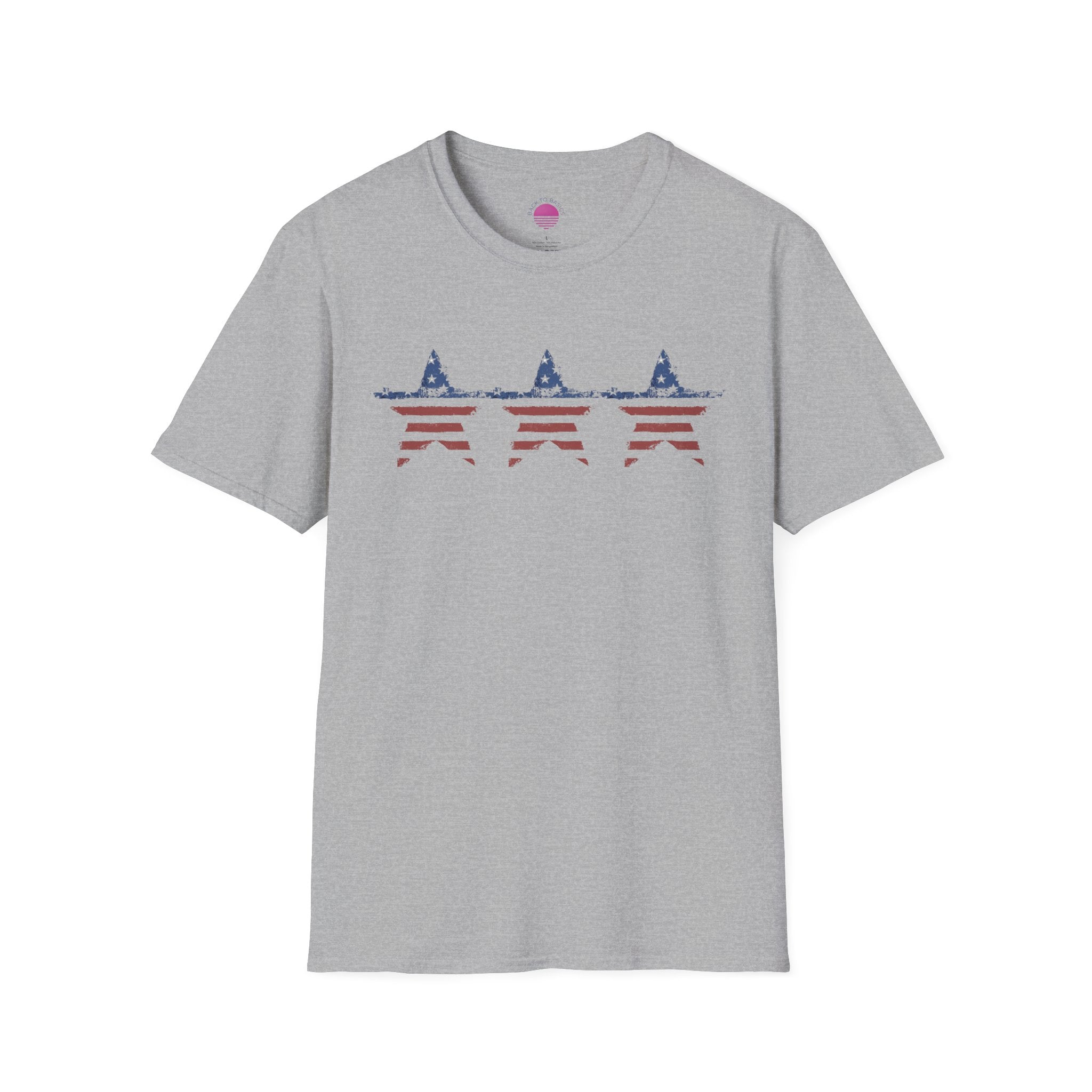 Patriotic Star Stripe T-Shirt — American Flag Stars & Stripes Tee