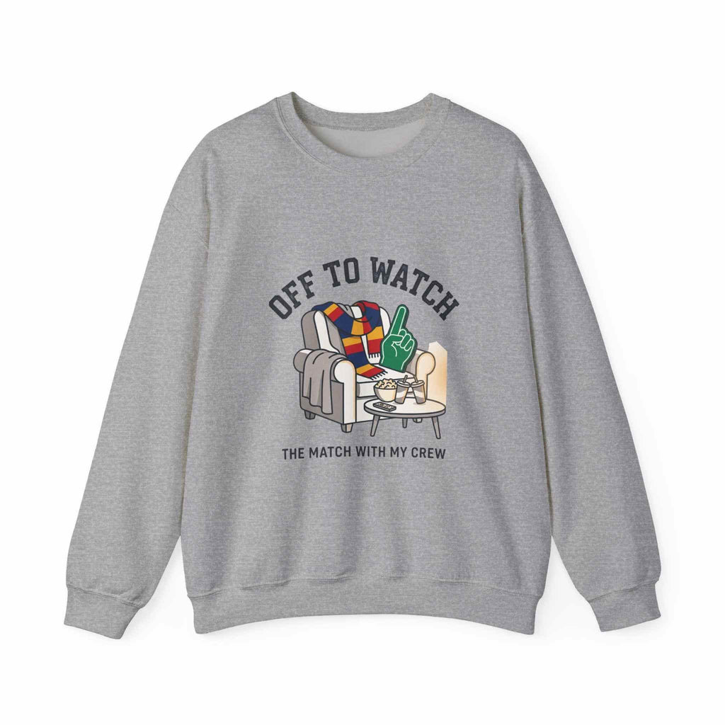 Off to Watch Crewneck Sweatshirt | Soccer Watch Party, Match-Day Outfit