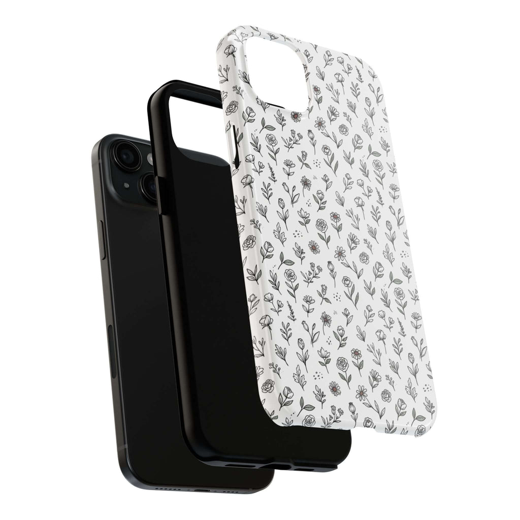 Floral Summer Vibe Phone Case — Tough Protective Floral All‑Over Print