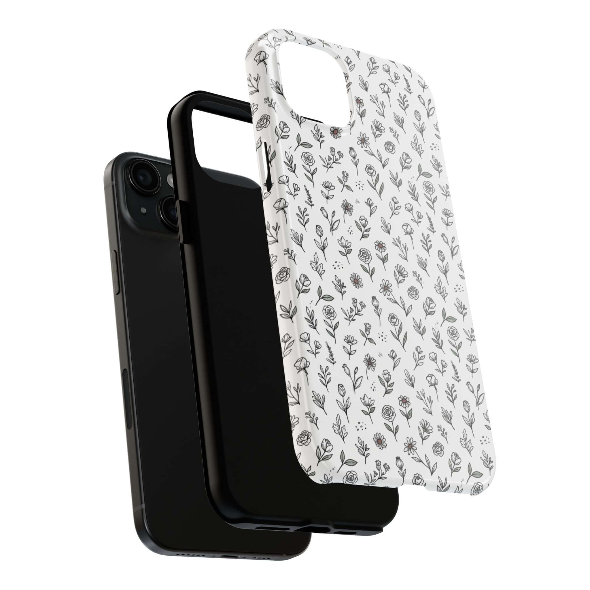 Floral Summer Vibe Phone Case — Tough Protective Floral All‑Over Print