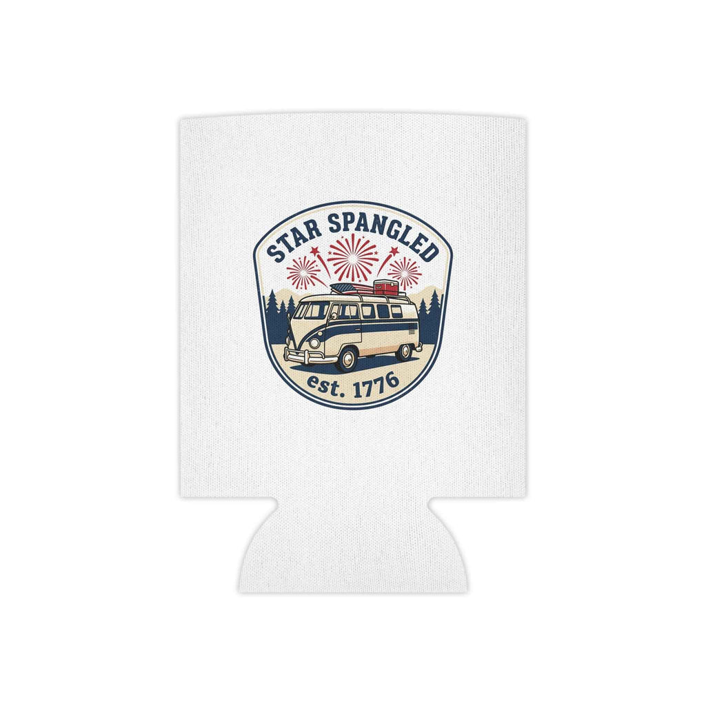 Star Spangled Van Can koozie — Patriotic 1776 RV Beer Cooler