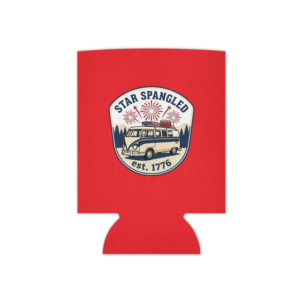 Star Spangled Van Can Koozie — Patriotic 1776 RV Beer Cooler