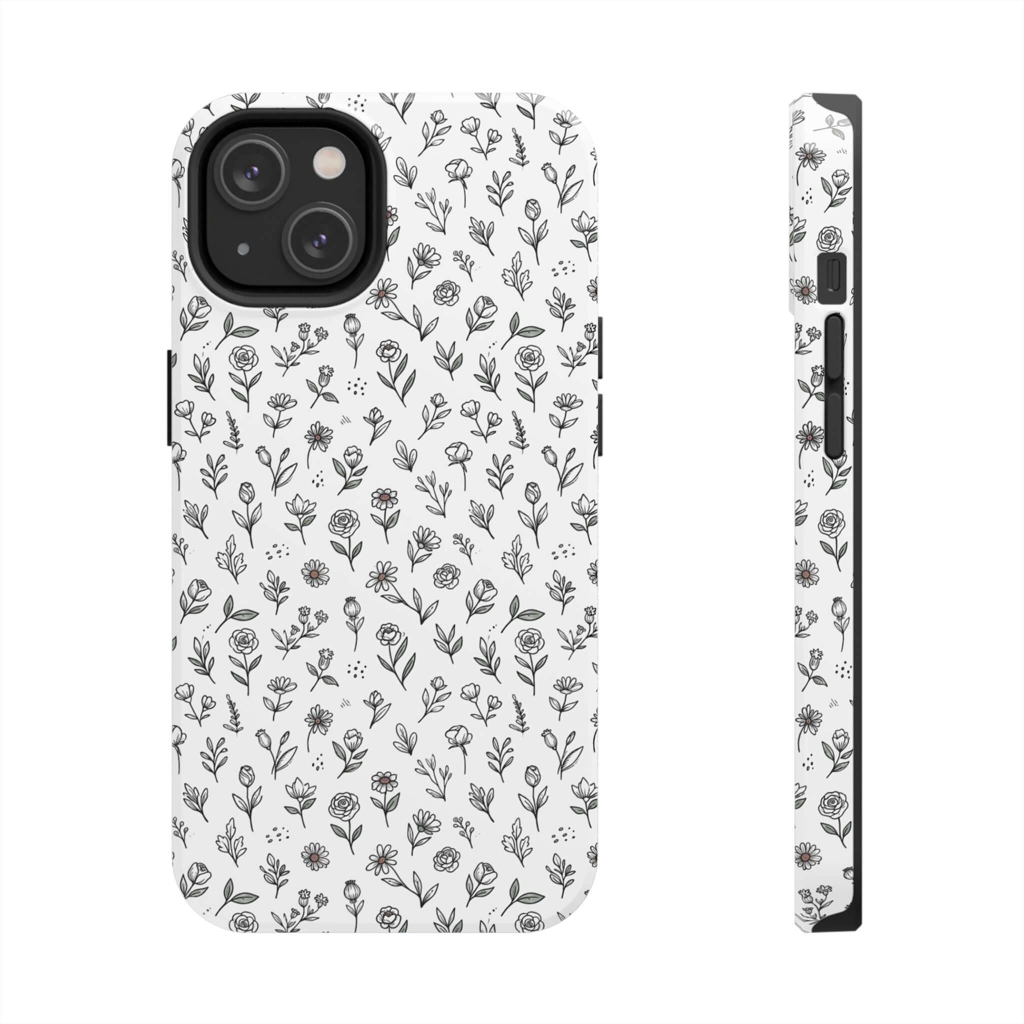 Floral Summer Vibe Phone Case — Tough Protective Floral All‑Over Print