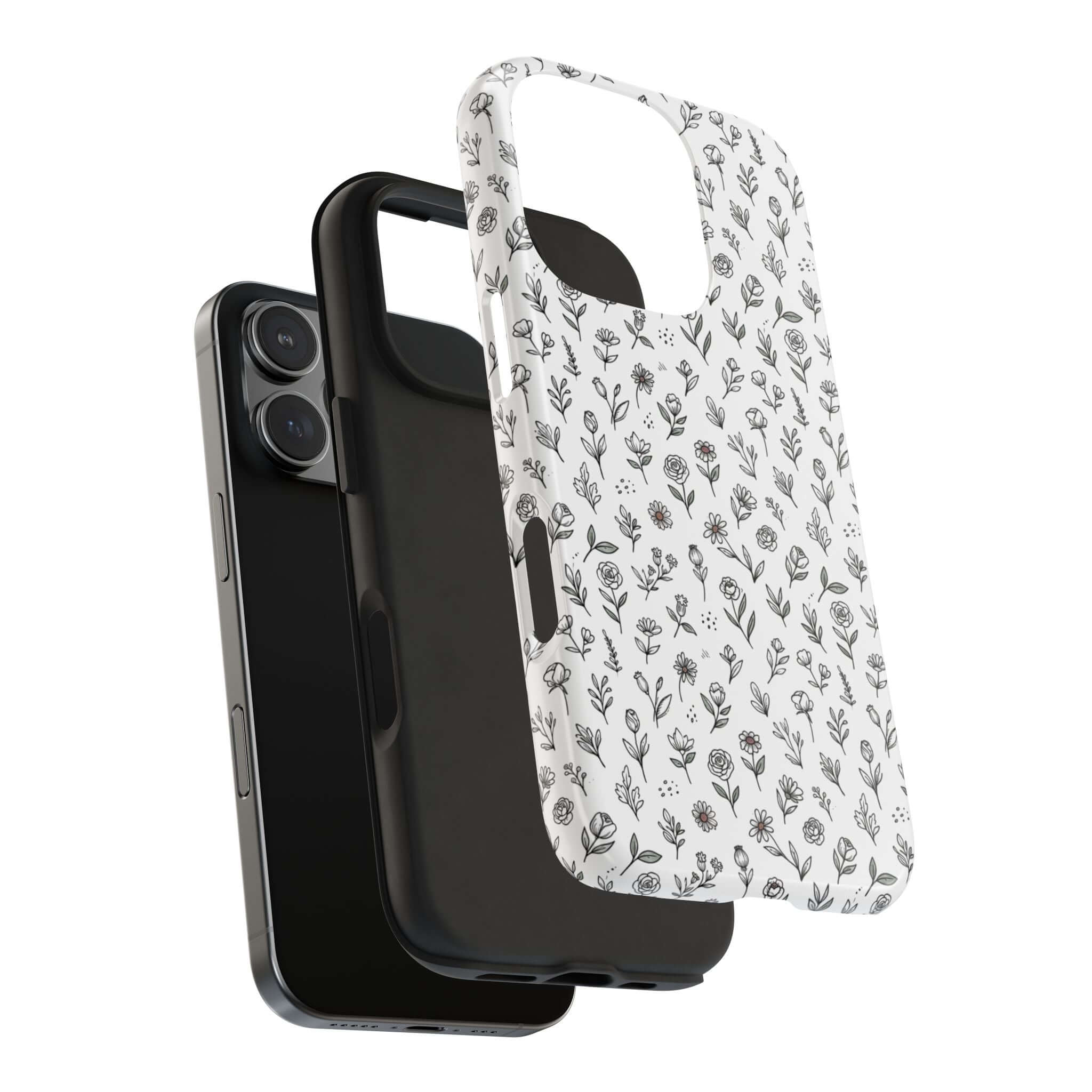 Floral Summer Vibe Phone Case — Tough Protective Floral All‑Over Print