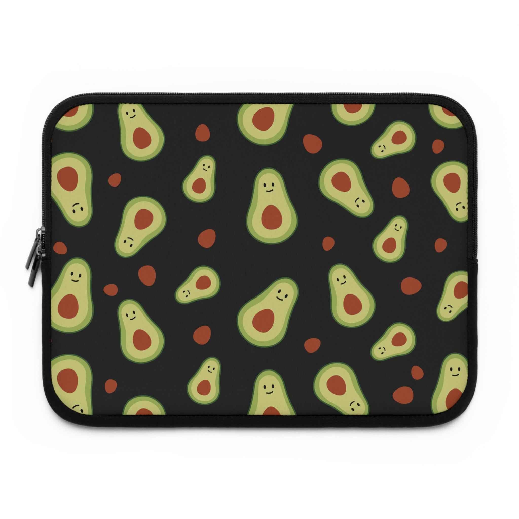 Cute Avocado Laptop Sleeve — Protective Case for MacBook & Laptops