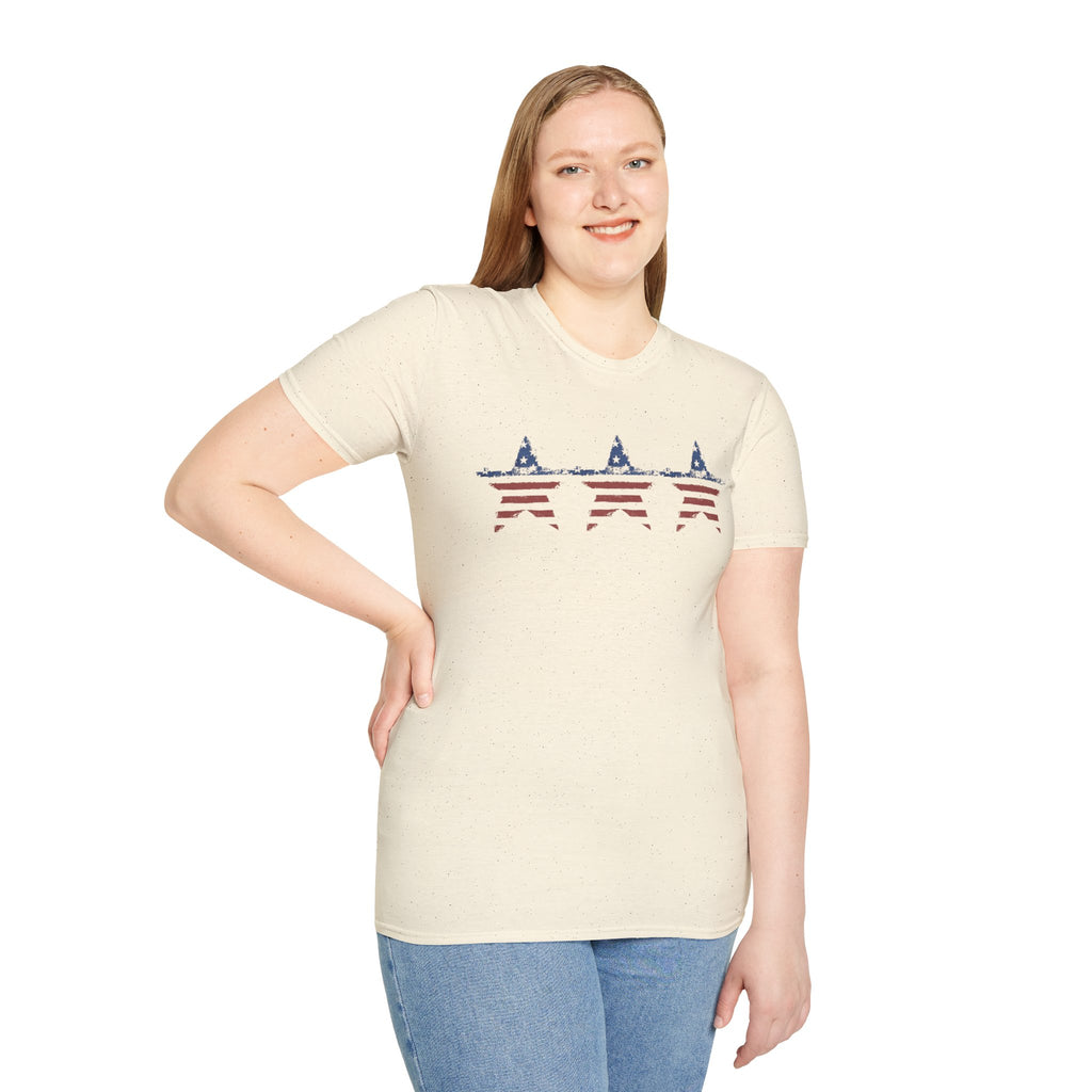 Patriotic Star Stripe T-Shirt — American Flag Stars & Stripes Tee