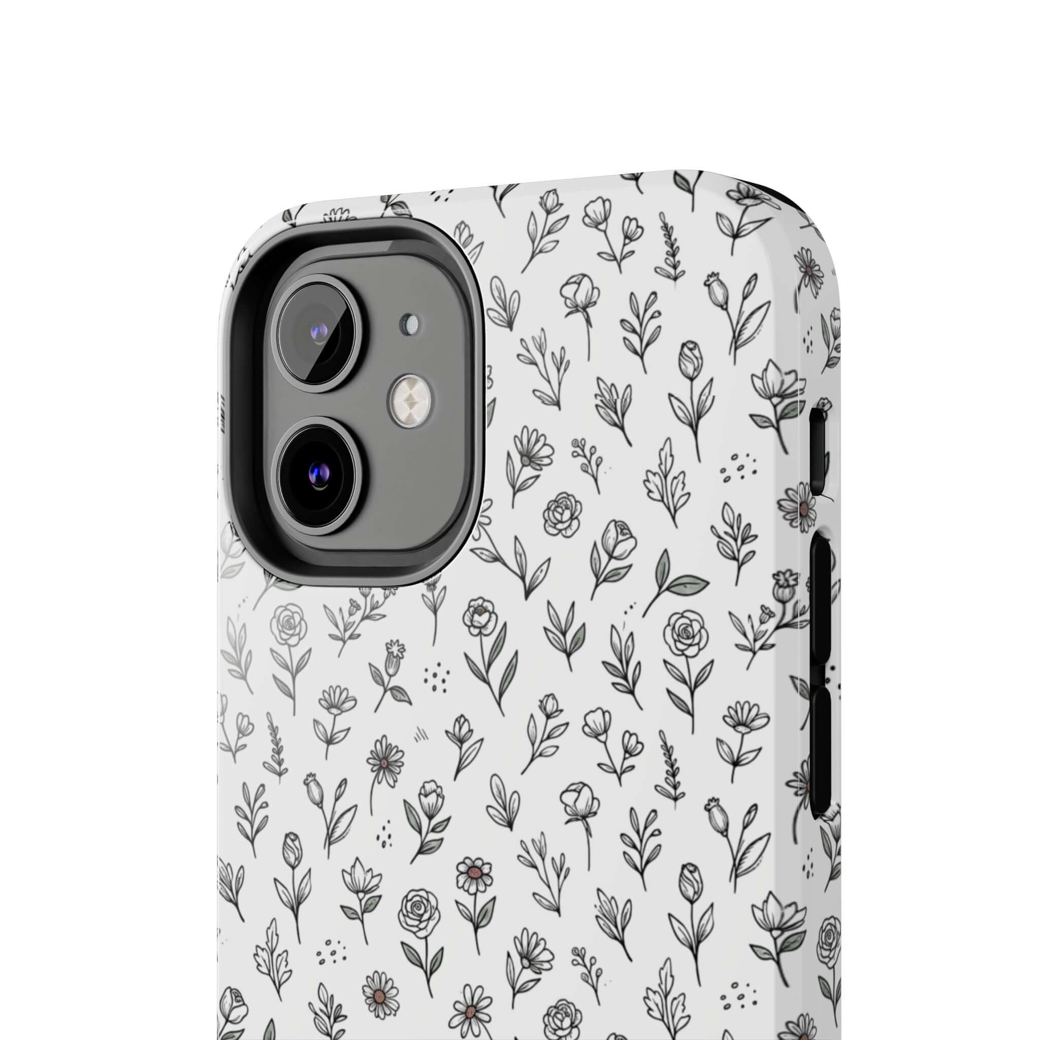 Floral Summer Vibe Phone Case — Tough Protective Floral All‑Over Print