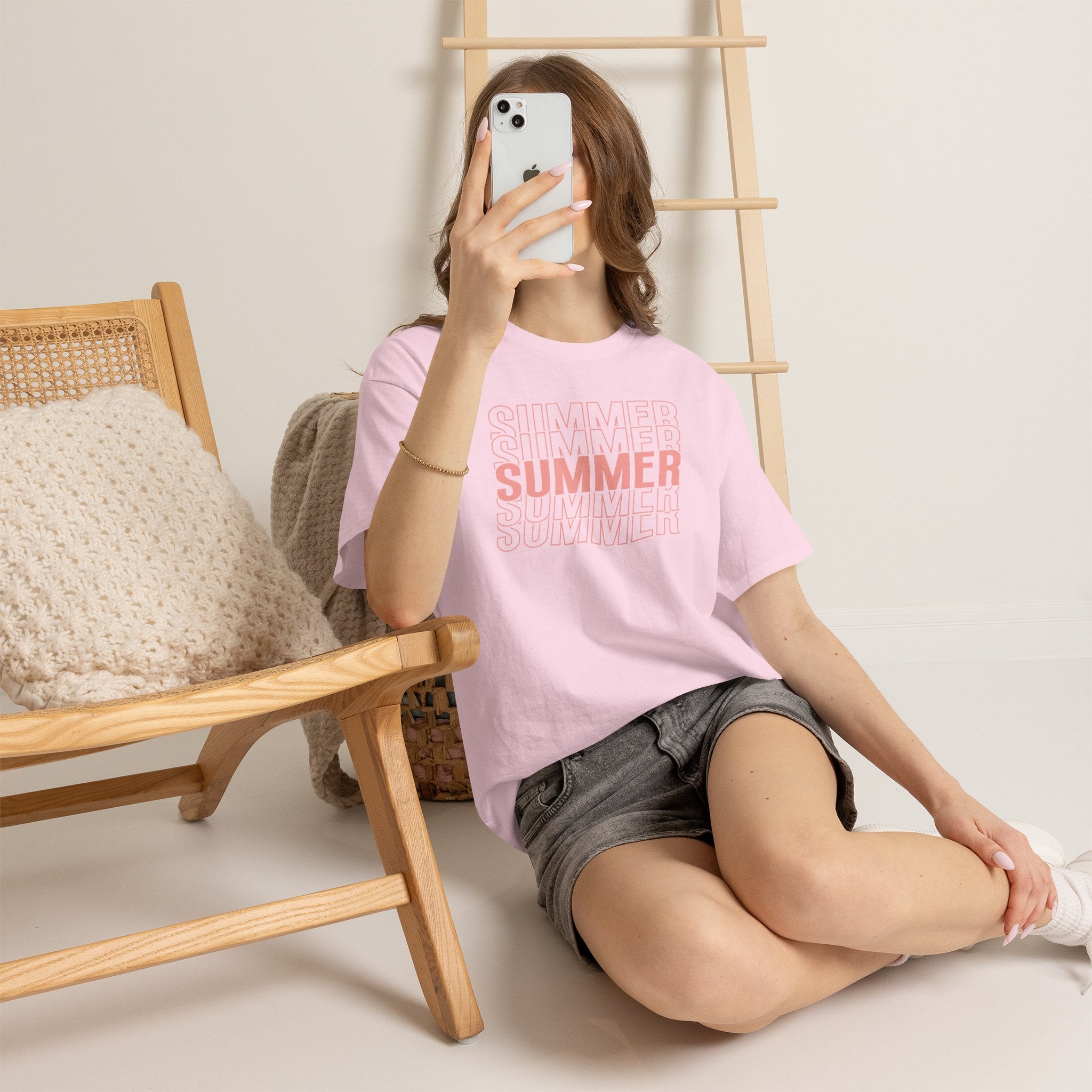 Pink "SUMMER" Graphic Tee — Summer Repeat