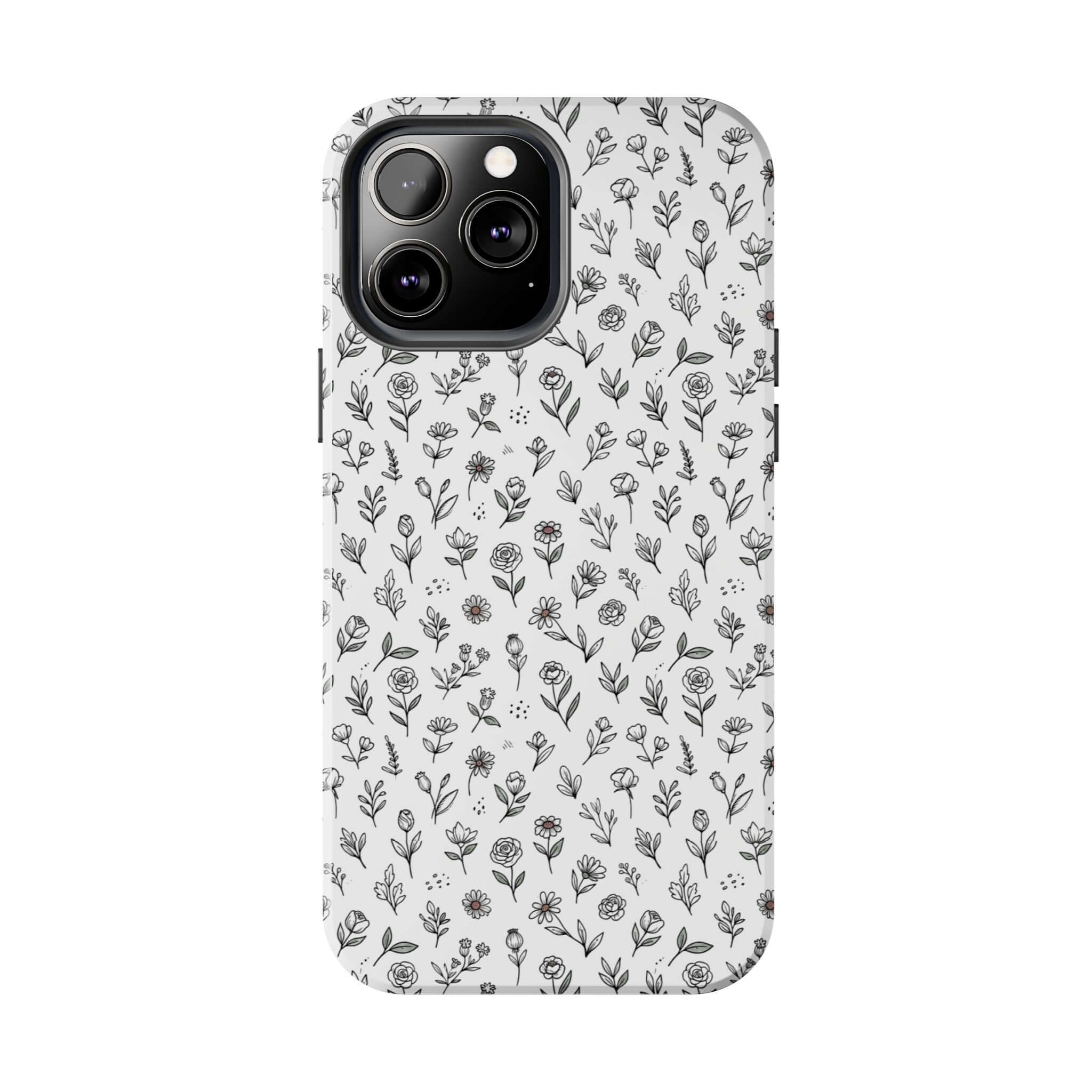 Floral Summer Vibe Phone Case — Tough Protective Floral All‑Over Print