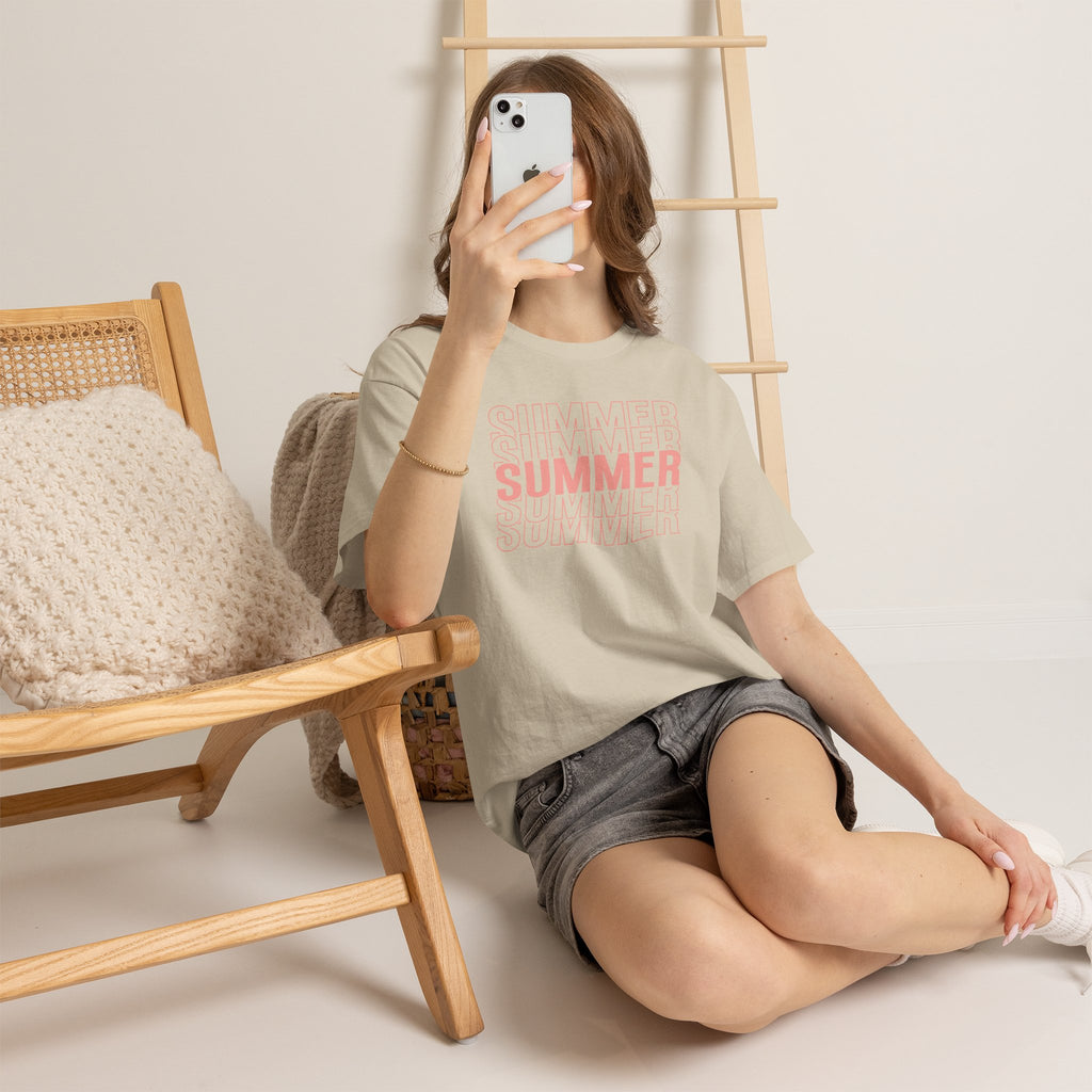 Pink "SUMMER" Graphic Tee — Summer Repeat